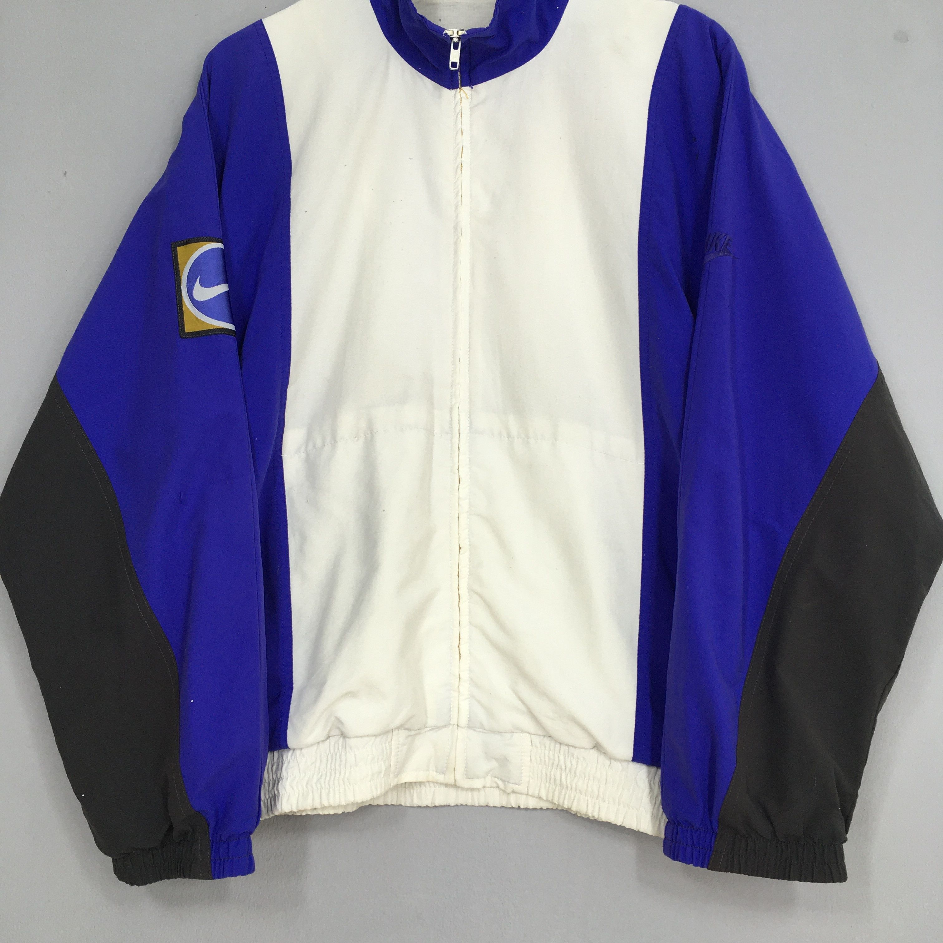 Nike Vintage 90's Nike Challenge Court Windbreaker Jacket Medium Size US M / EU 48-50 / 2 - 3 Thumbnail