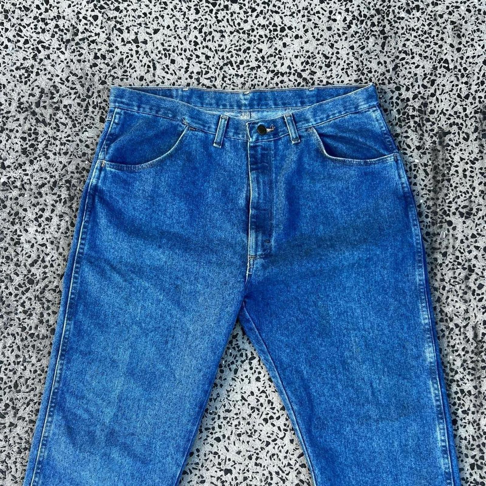 Wrangler Wrangler Men's Blue Jeans Size US 30 / EU 46 - 4 Thumbnail