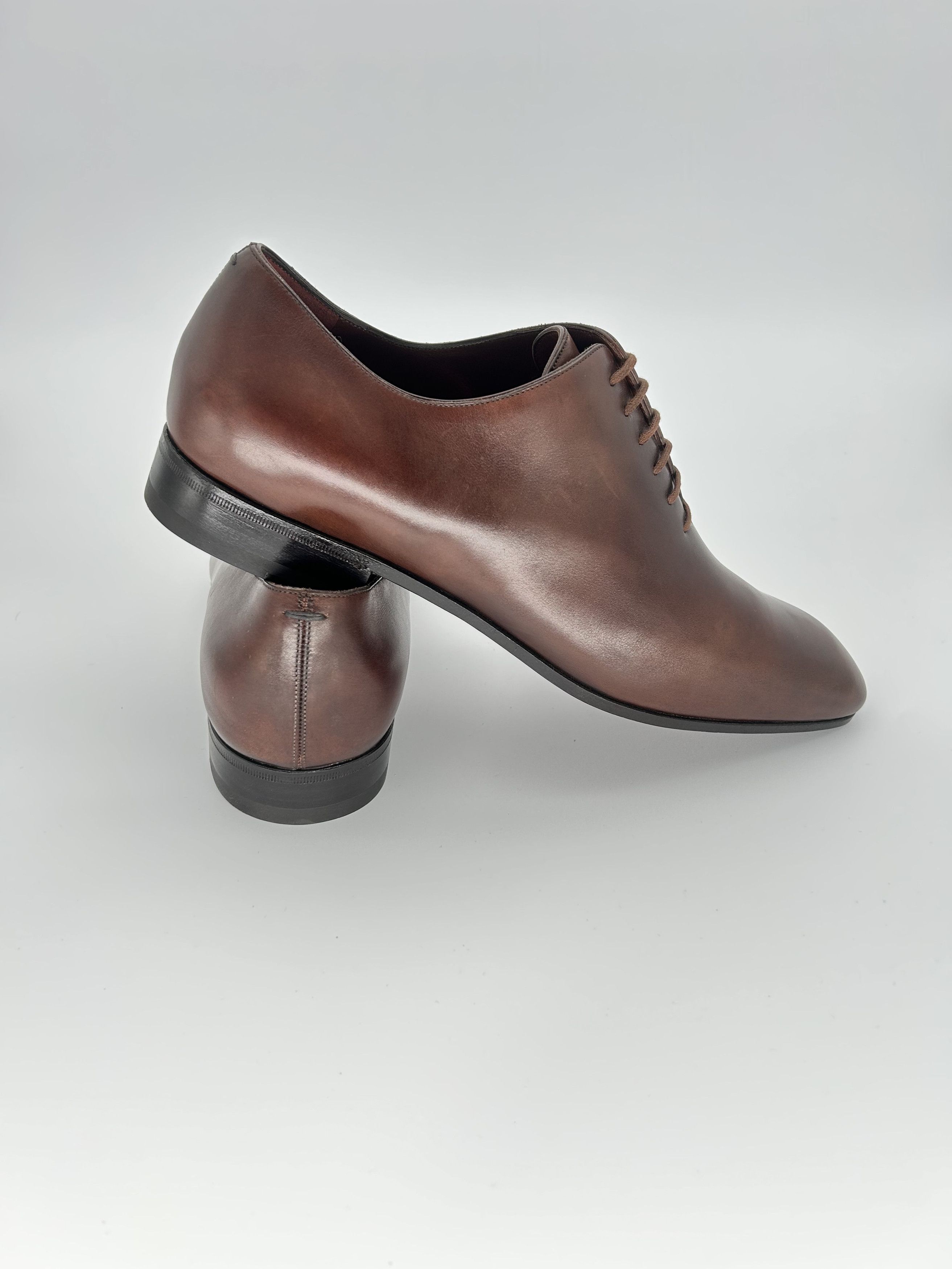 Gucci Gucci Brown '2 Piece' Leather Oxford Shoe Size US 10 / EU 43 - 5 Thumbnail