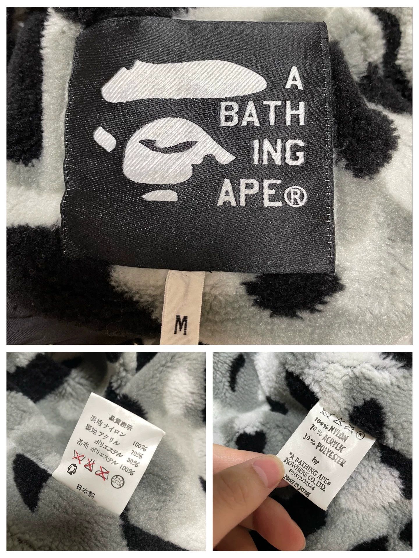 Bape BAPE 1ST CAMO 90s Gray Camo Half-Zip Fleece M Rare Size US M / EU 48-50 / 2 - 8 Thumbnail