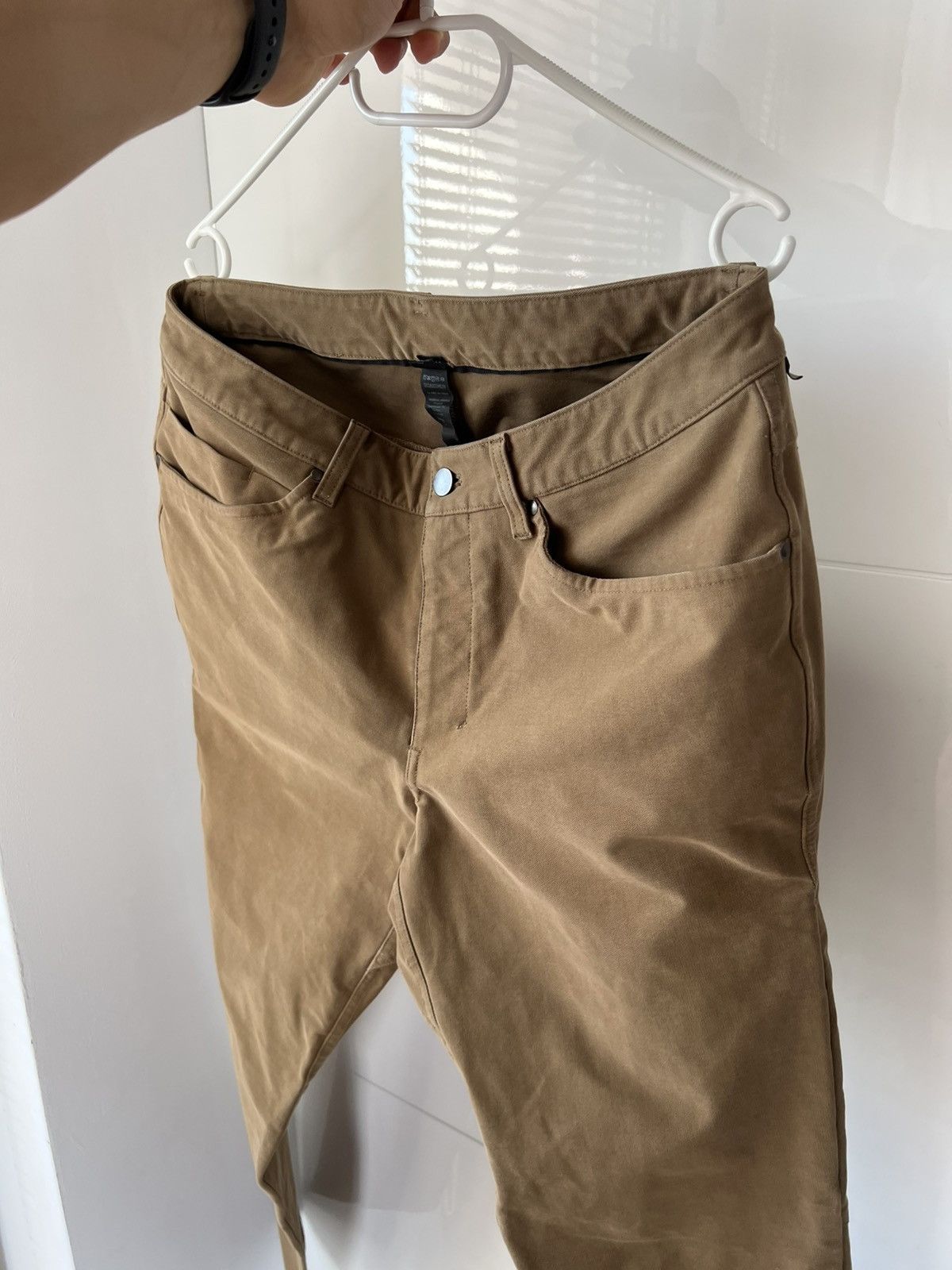 Lululemon Rare Lululemon Logo Secret Pocket Reflective Selvage Pants Size US 33 - 10 Thumbnail