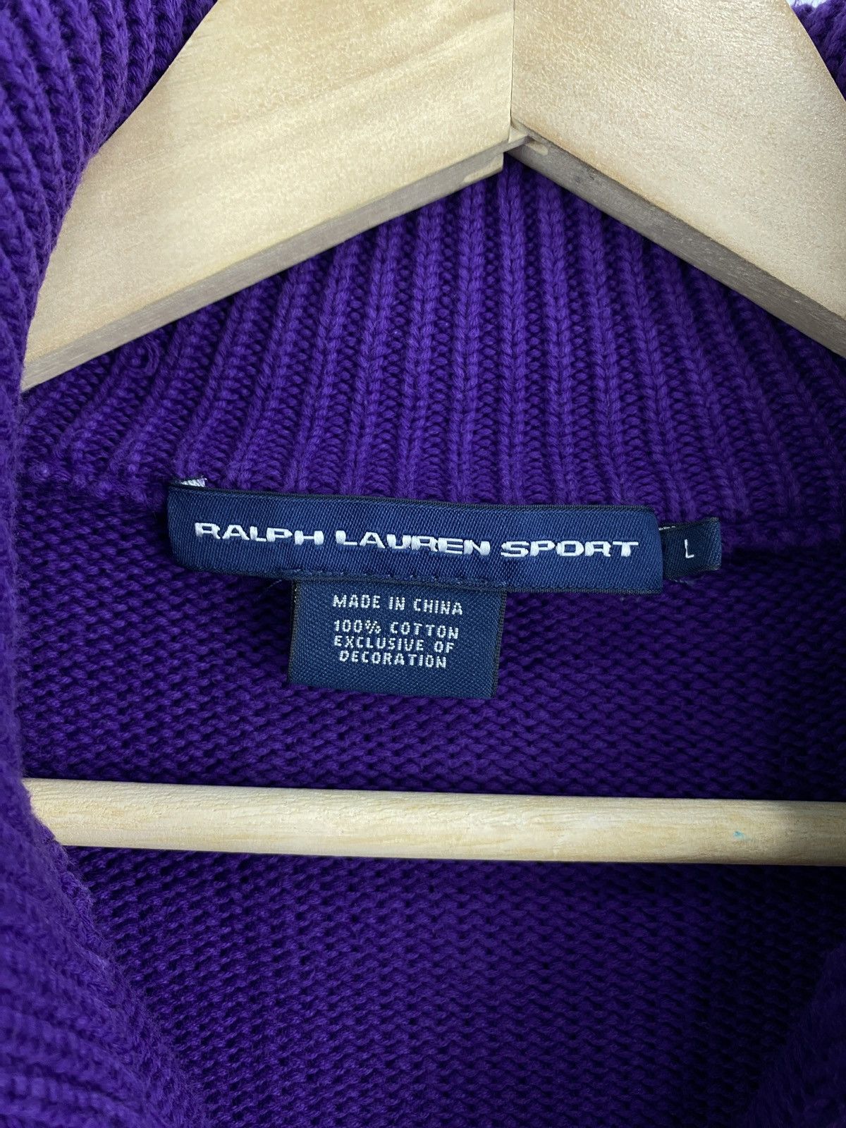 Ralph Lauren 🇺🇸 Vintage 90s Avant Garde Ralph Lauren Zip Sweater Y2K Size L / US 10 / IT 46 - 7 Thumbnail