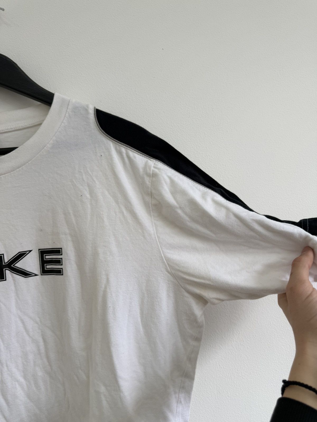 Nike Vintage 2000s Y2K Nike Drill Swag T-Shirt Size US S / EU 44-46 / 1 - 5 Thumbnail