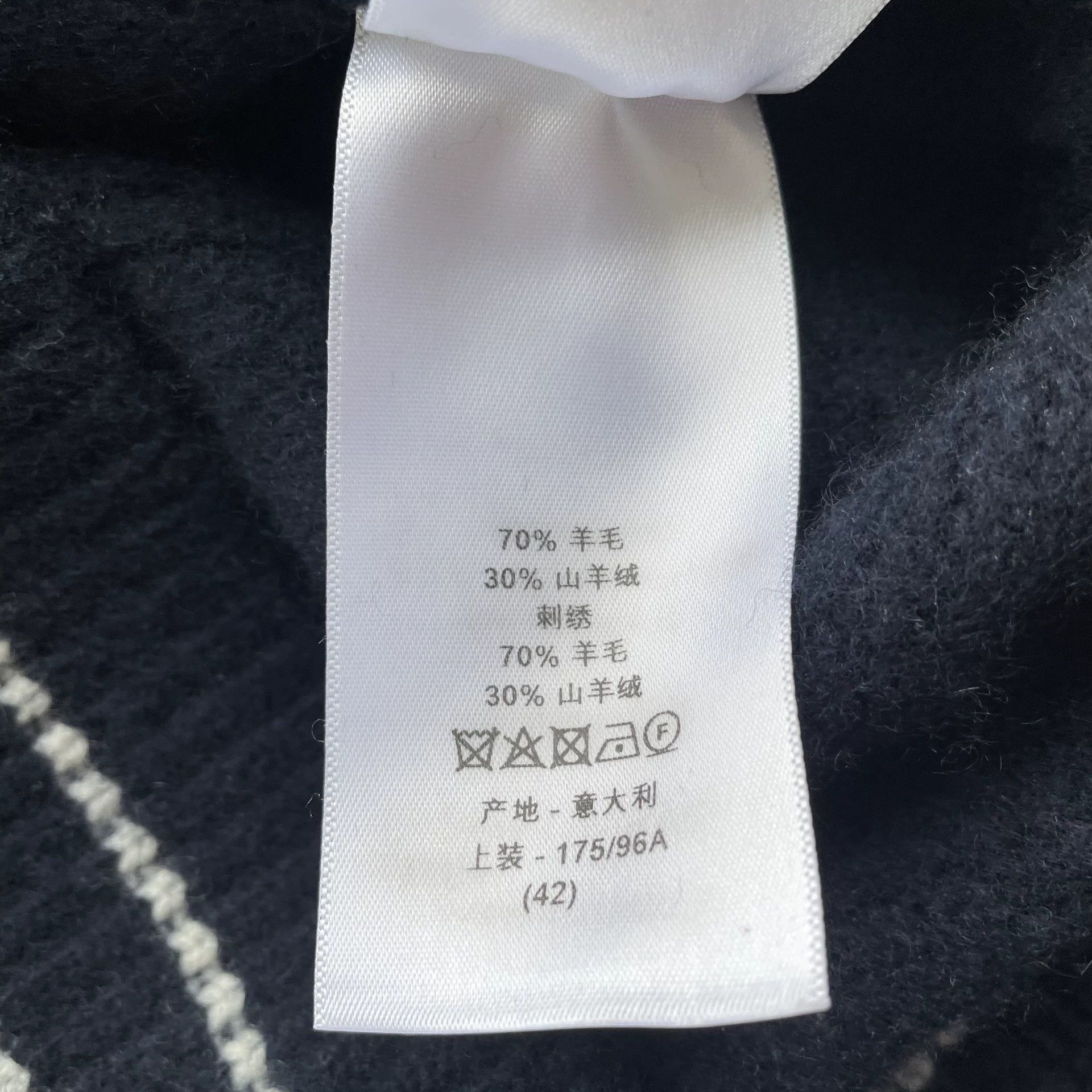 Dior DIOR SS22 Star Int Knit Crew Sl Cashmere Wmns Blue 42 99N Size M / US 6-8 / IT 42-44 - 6 Thumbnail