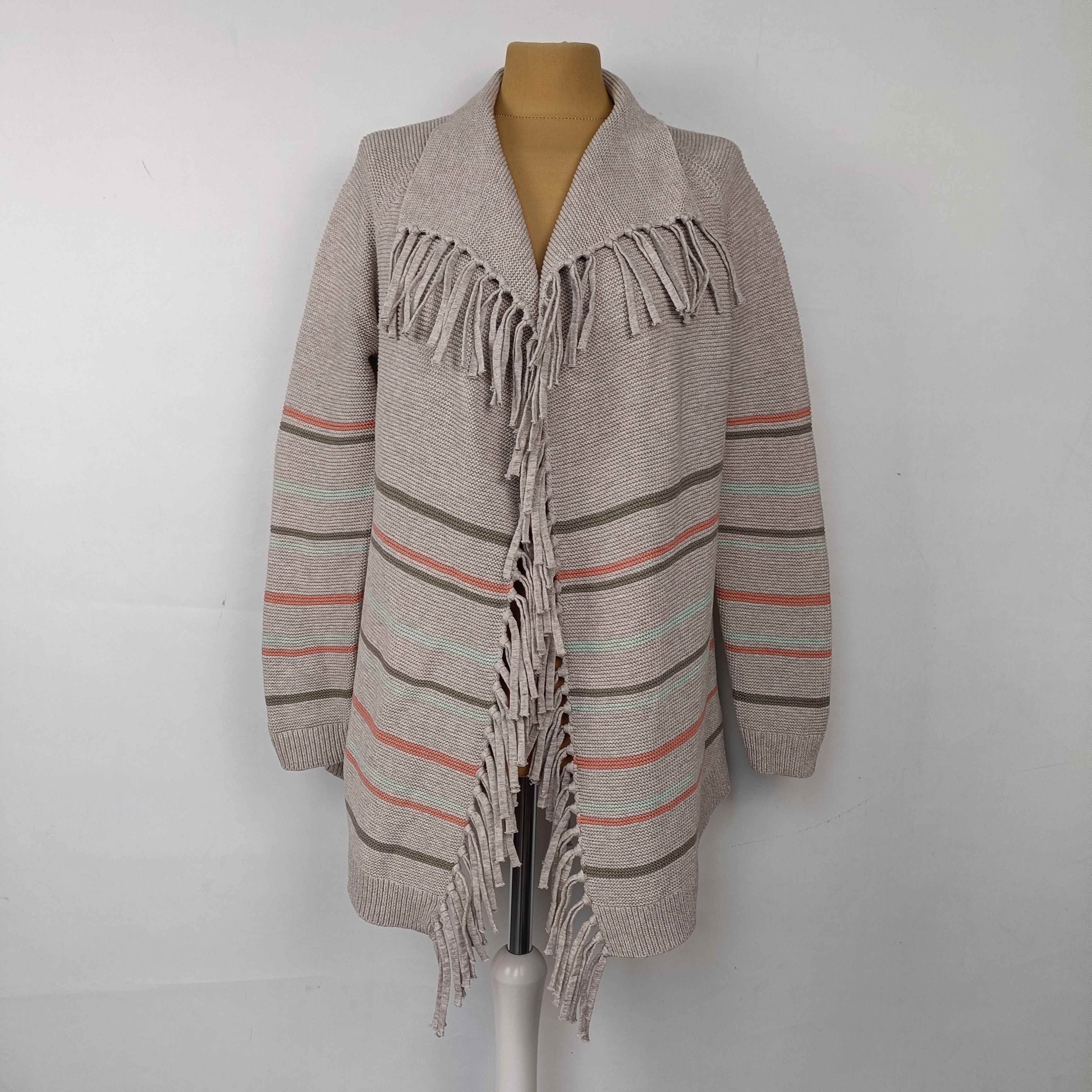 image of Repeat Women's Open Front Cardigan ! Size 36