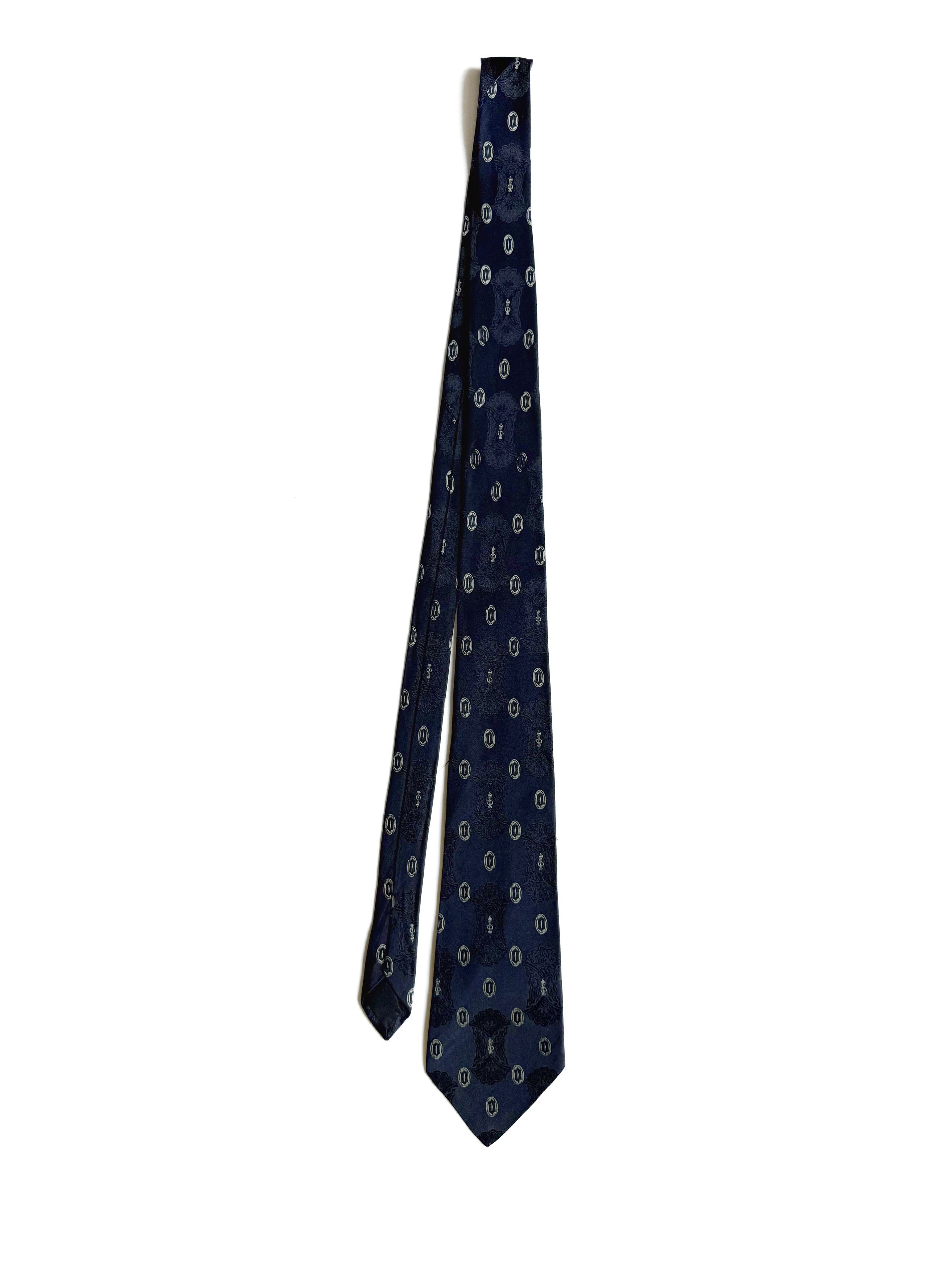 Lanvin Vintage Men's Lanvin Silk Neck Tie Size ONE SIZE - 2 Thumbnail