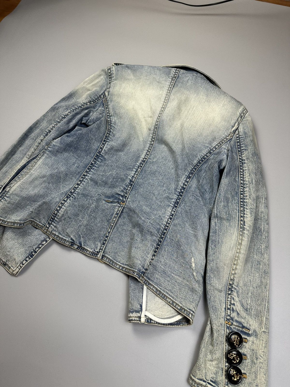 Dsquared2 Dsquared2 Washed blue Denim Navy Bike Jaket Size S / US 4 / IT 40 - 10 Thumbnail