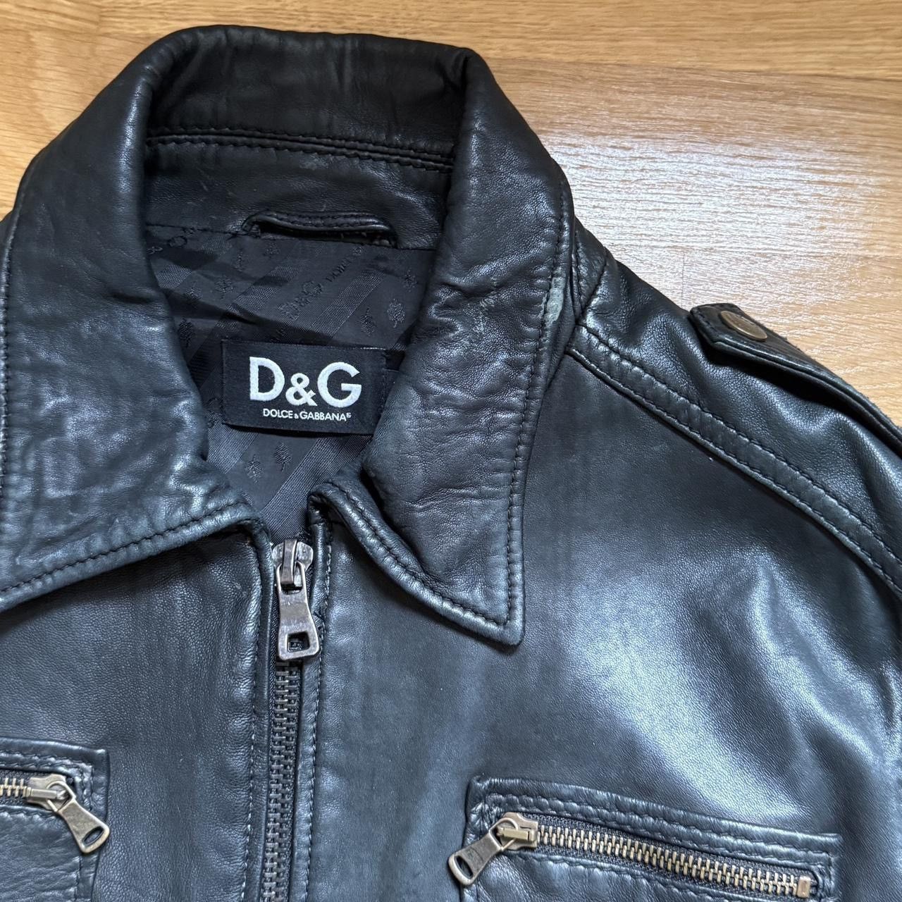 Dolce & Gabbana Archive Dolce & Gabbana Multipocket Leather Jacket Size US L / EU 52-54 / 3 - 3 Thumbnail