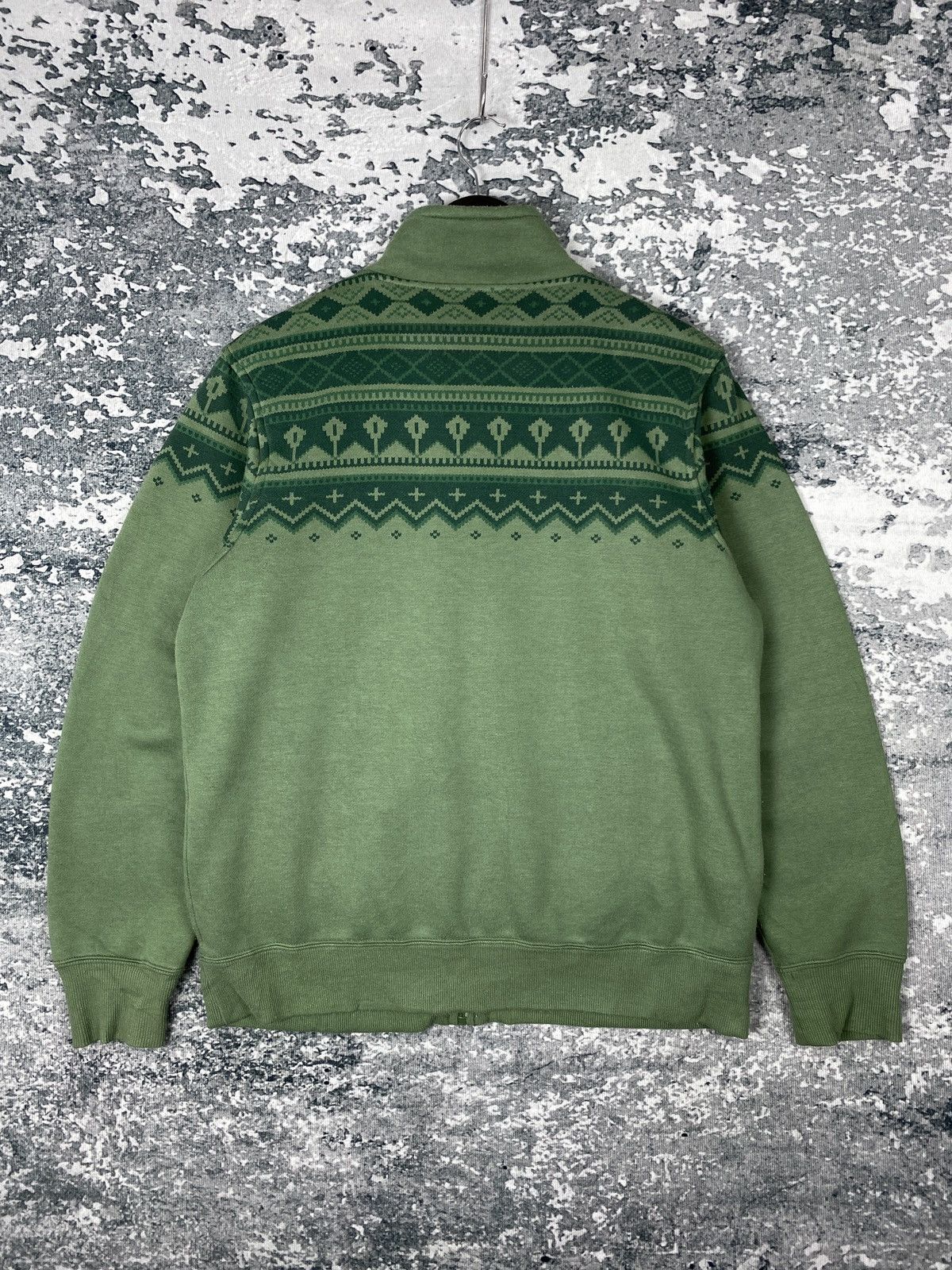 Designer Vintage Native Navajo Fleece Lining Zip Up Sweatshirts Size US L / EU 52-54 / 3 - 7 Thumbnail