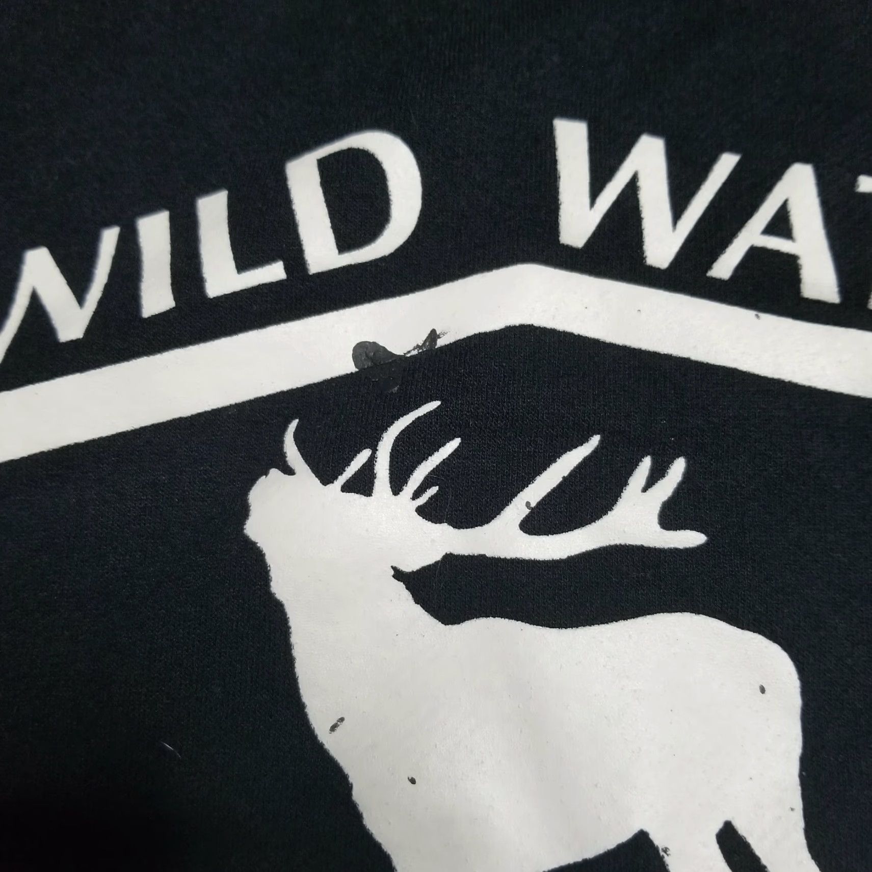 Swatch VINTAGE Yazbek Moose Crewneck Sweatshirt XL Men Black Graphic Print 90s Wildlife Watch North Creek Trail Size US XL / EU 56 / 4 - 5 Thumbnail
