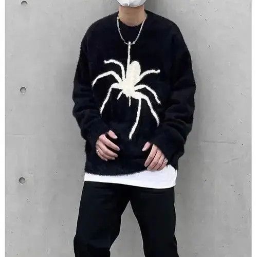 Japanese Brand Street Loose Warm Pullover Size ONE SIZE - 2 Thumbnail