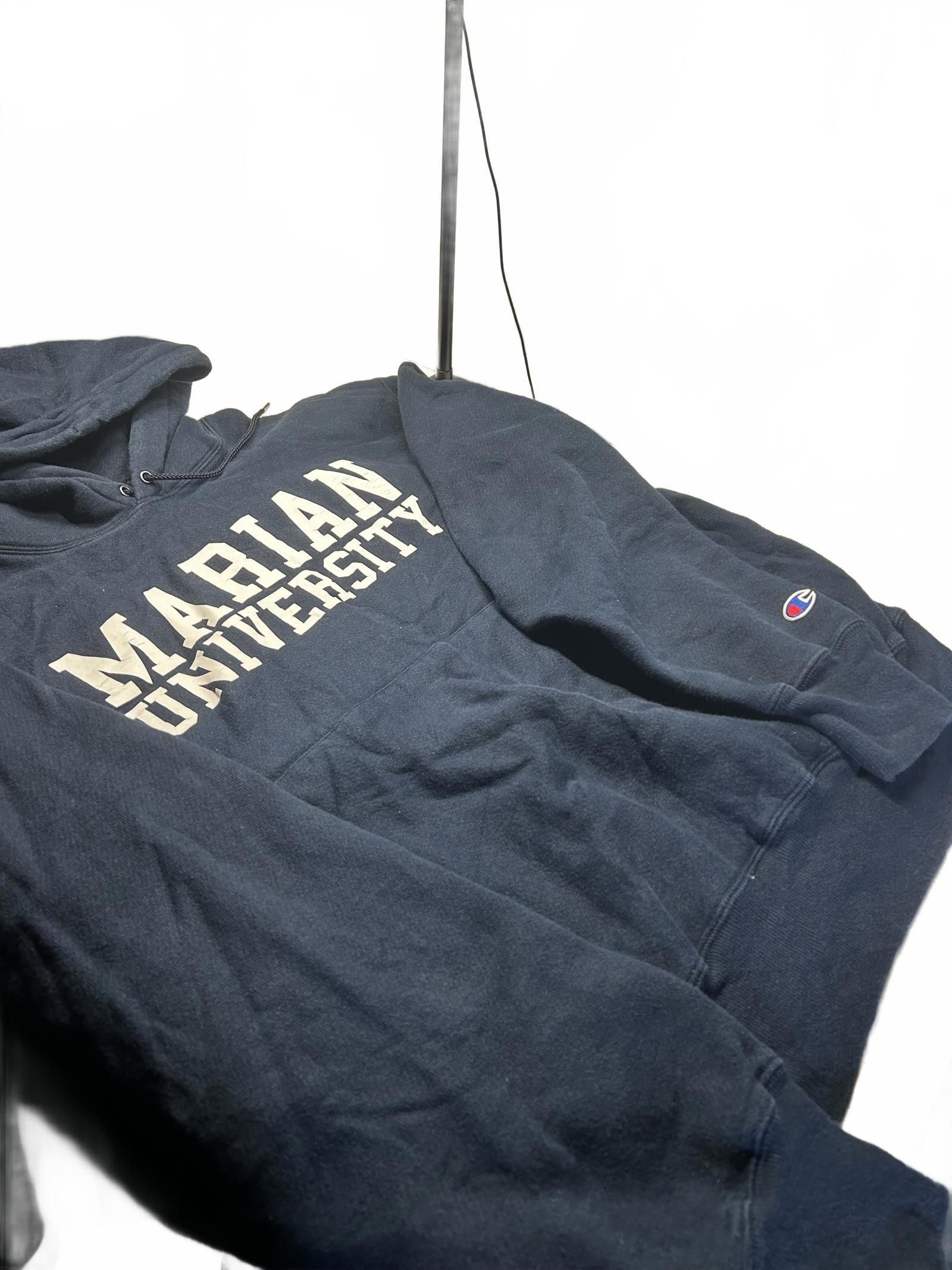 Champion Champion Marian University Hoodie - Navy Blue - Size Medium Size US M / EU 48-50 / 2 - 4 Thumbnail