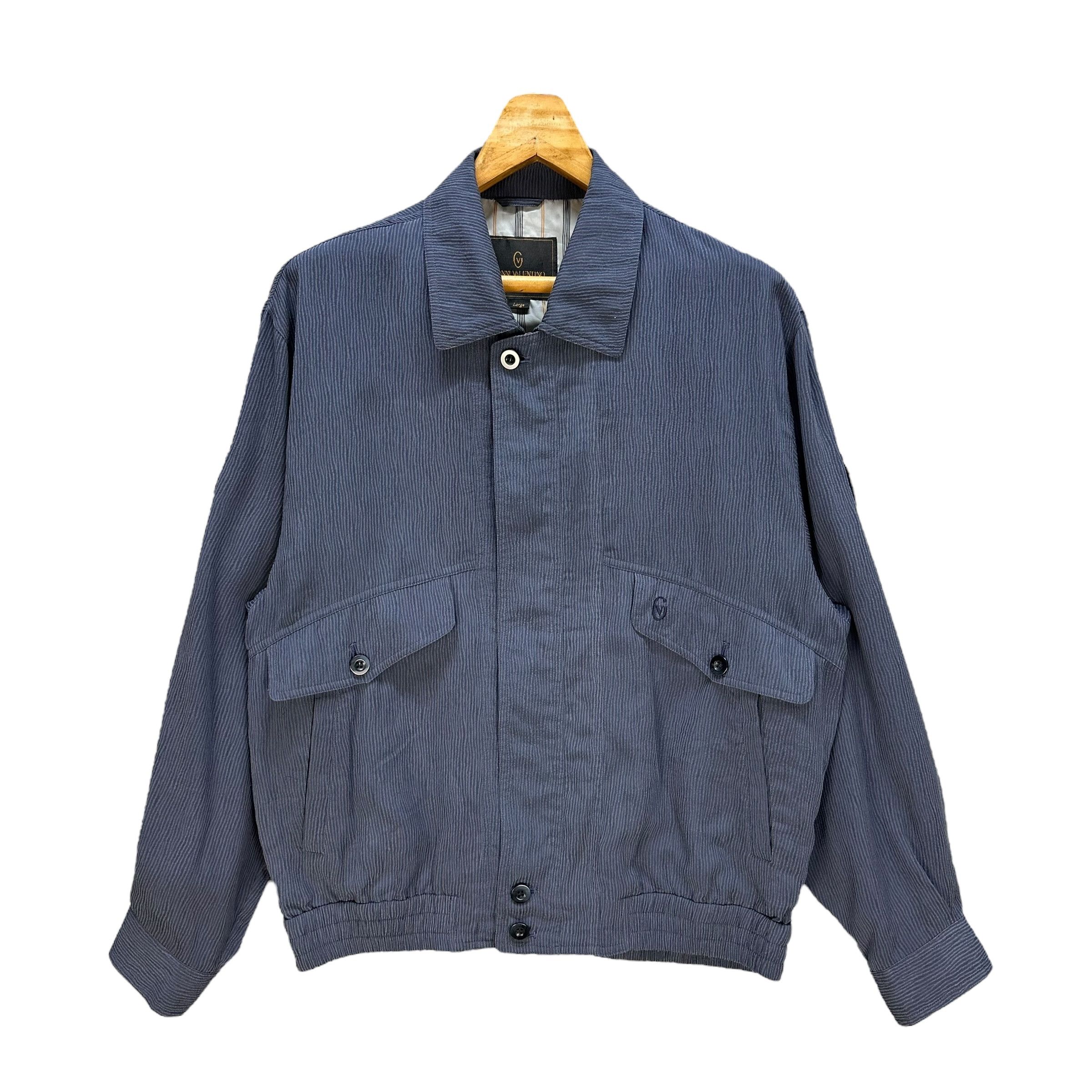Gianni Valentino GIANNI VALENTINO Striped Casual Jacket #A52-1207 Size US L / EU 52-54 / 3 - 1 Thumbnail