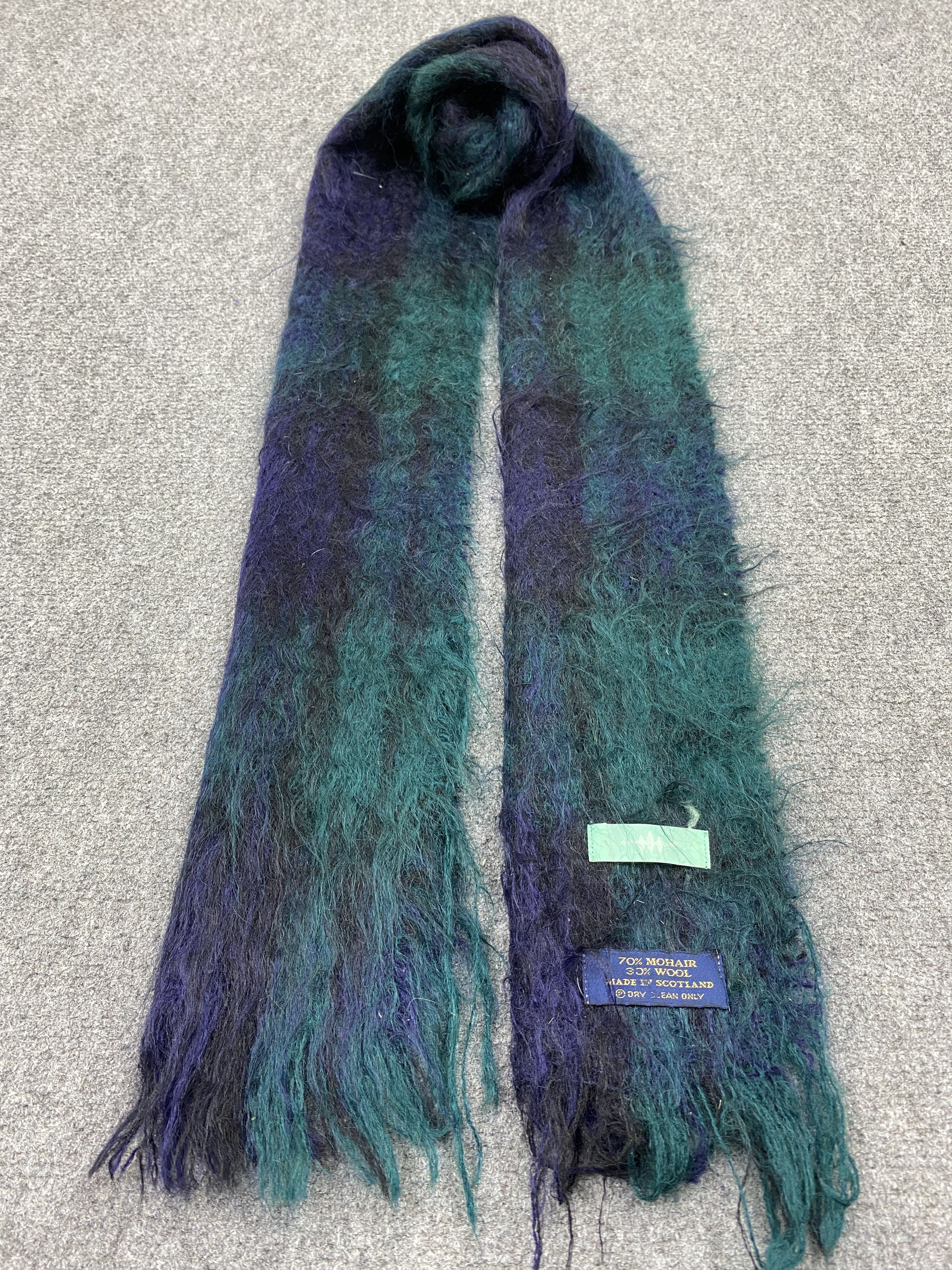 Other Tartan Mohair Scarf Muffler Neckwear SC0107 Size ONE SIZE - 2 Thumbnail