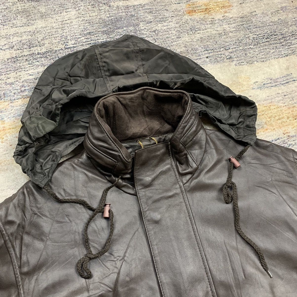 Balmain × Vintage Vintage 90s balmain paris coat leather jacket Size US M / EU 48-50 / 2 - 5 Thumbnail