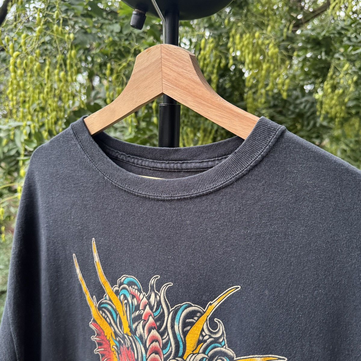 Vintage Thrashed Faded Distressed Tattoo Art Shirt ERD Grunge Skater Size US XL / EU 56 / 4 - 3 Thumbnail