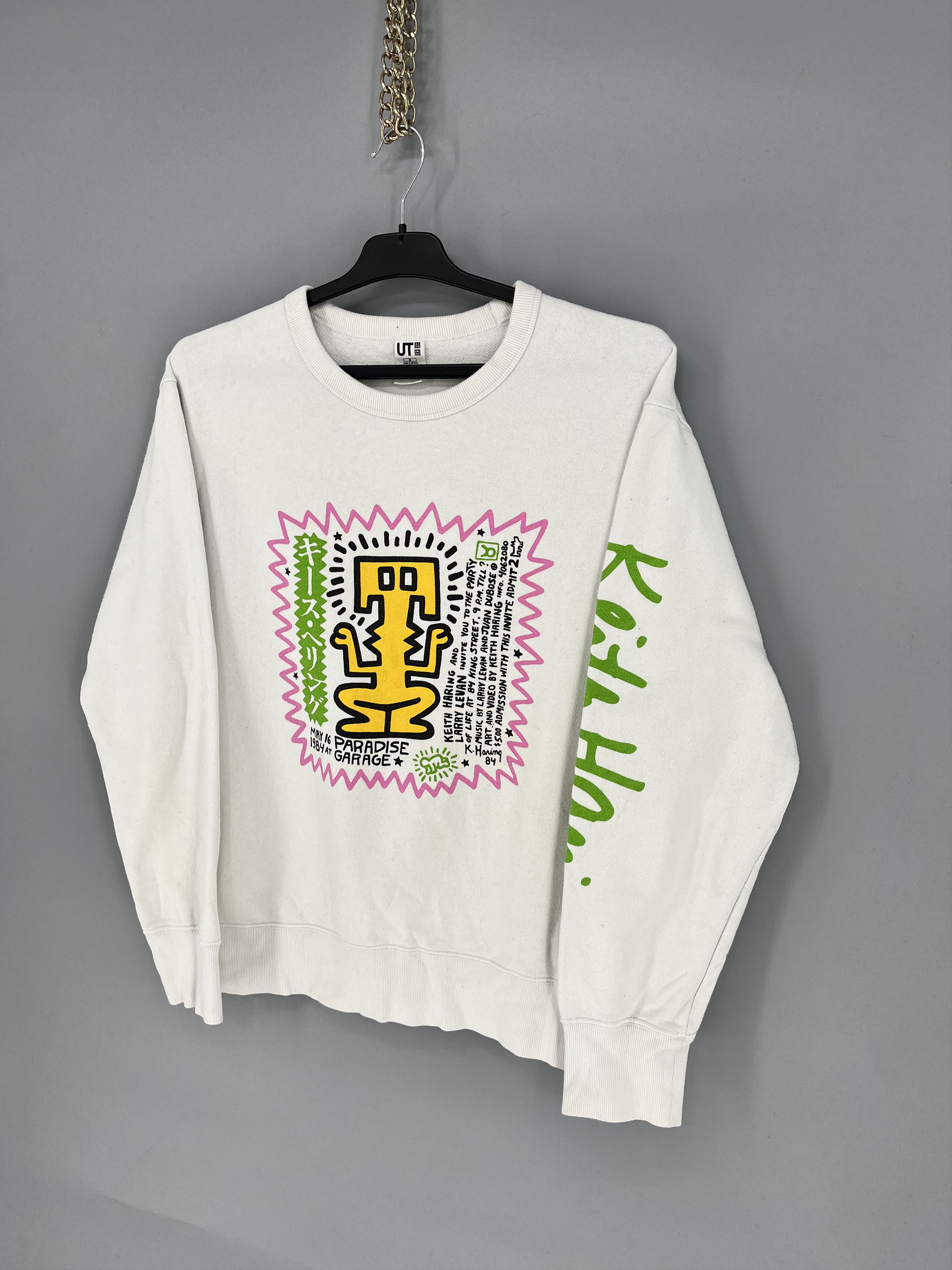 Keith Haring Uniqlo Keith Haring Sweatshirt Crewneck Paradise Garage Size US M / EU 48-50 / 2 - 3 Thumbnail
