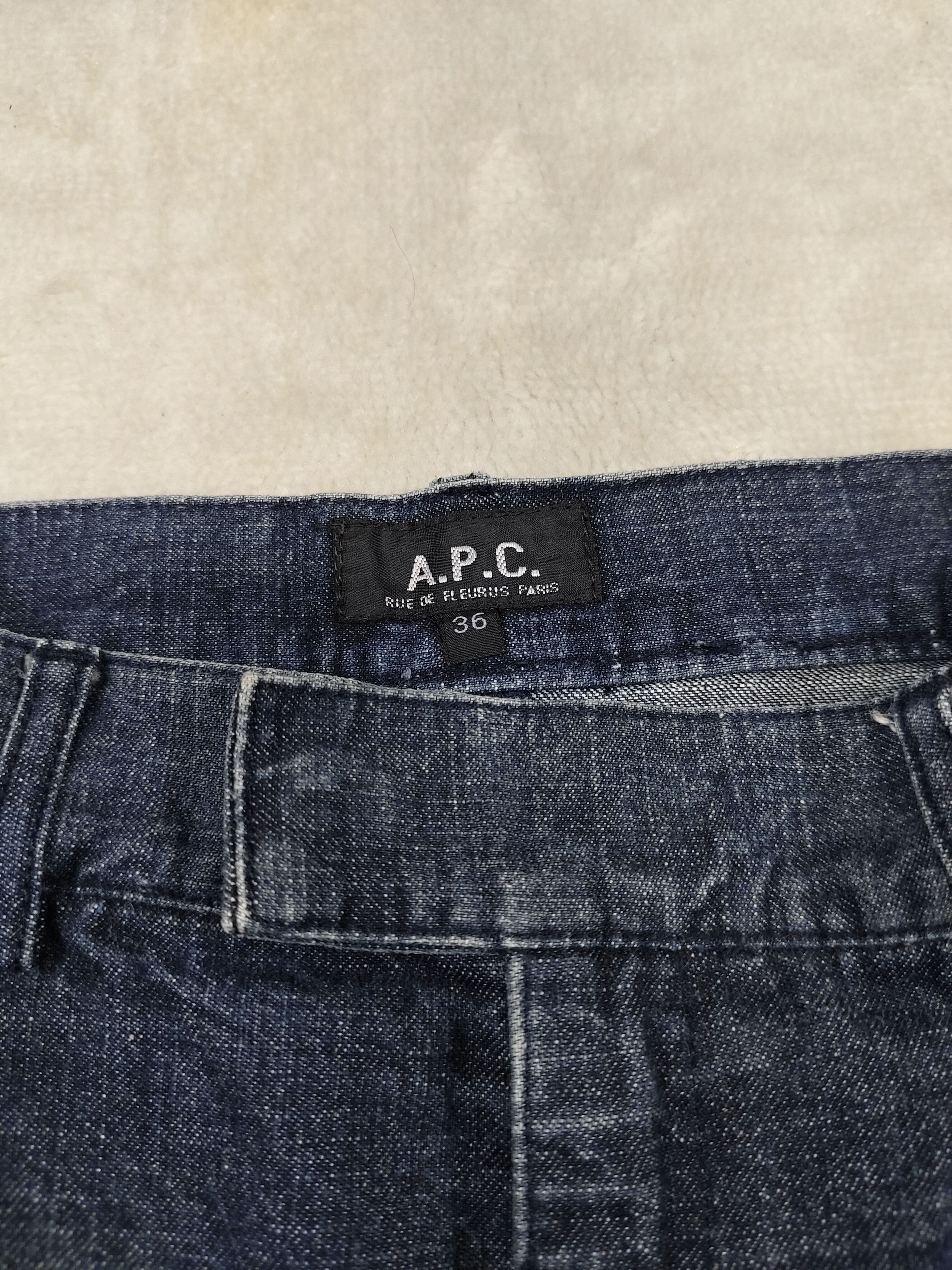 A.P.C. 🔥Vtg APC Classic Wash Minimal French Design Denim Skirt Size 28" / US 6 / IT 42 - 7 Thumbnail