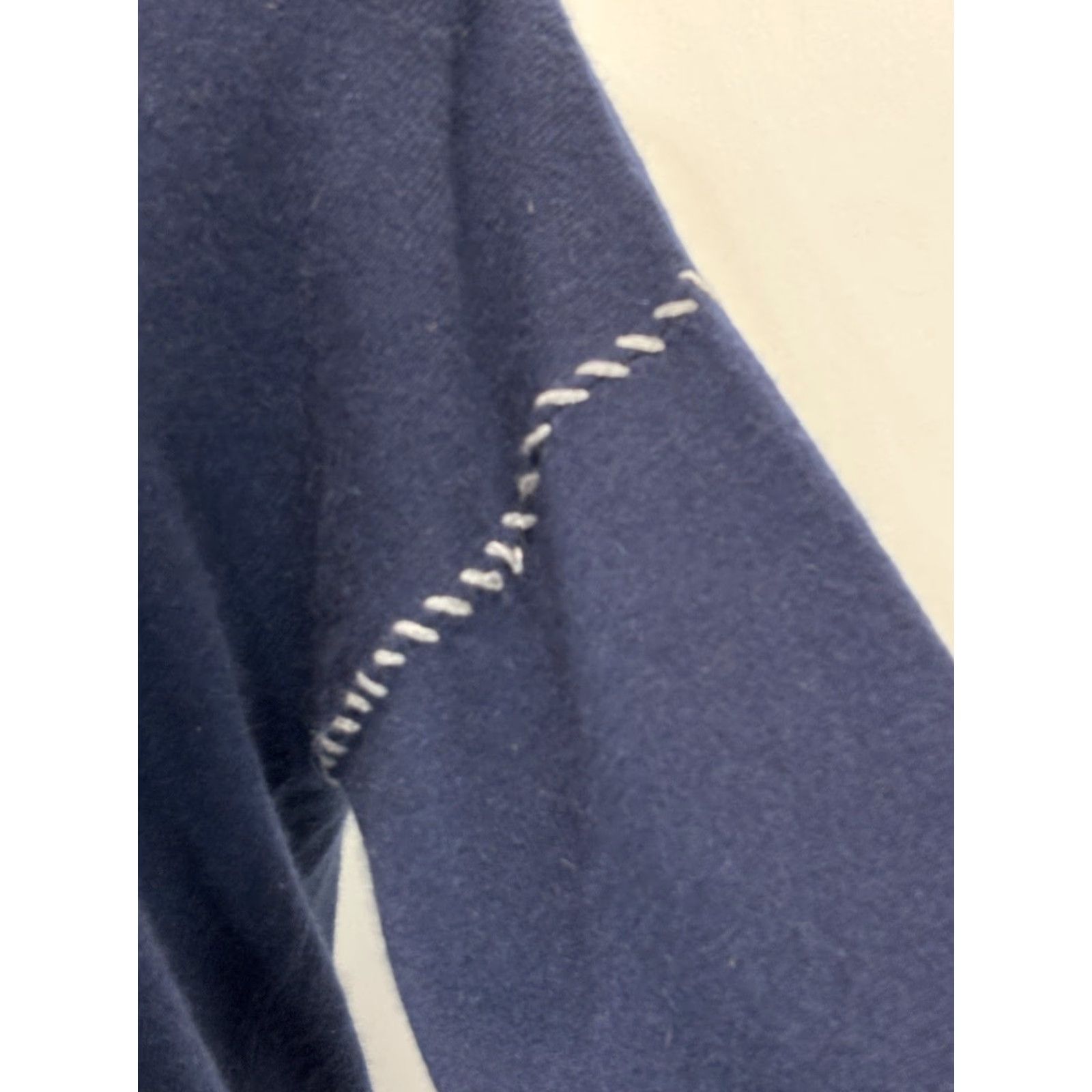 Johnny Was Johnny Was Sweater Women’s XL Navy Cashmere Blend Cowl Neck Pullover Size XL / US 12-14 / IT 48-50 - 6 Thumbnail