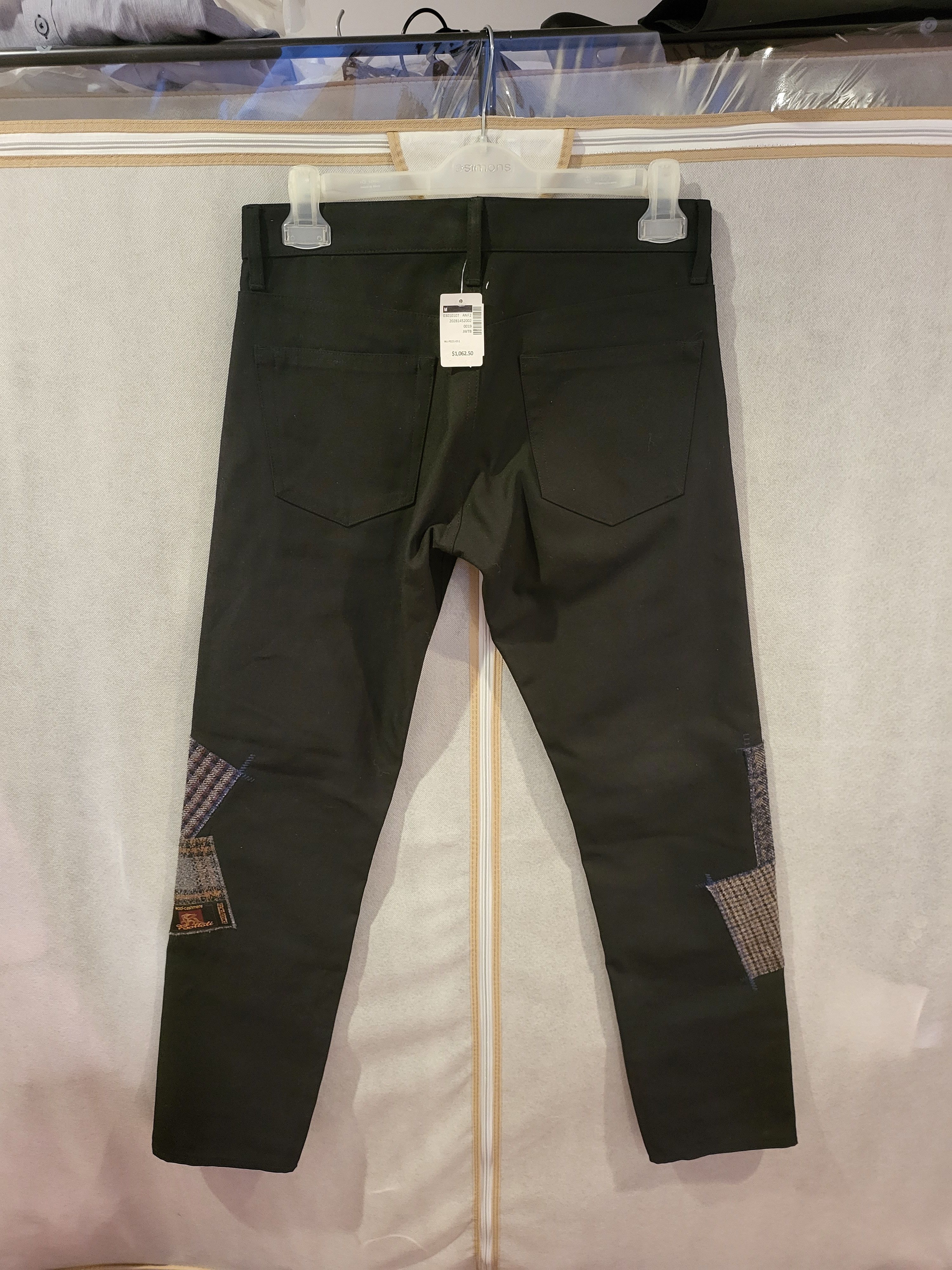 Junya Watanabe Cotton Patchwork Slim-Fit Jeans Size US 32 / EU 48 - 6 Thumbnail