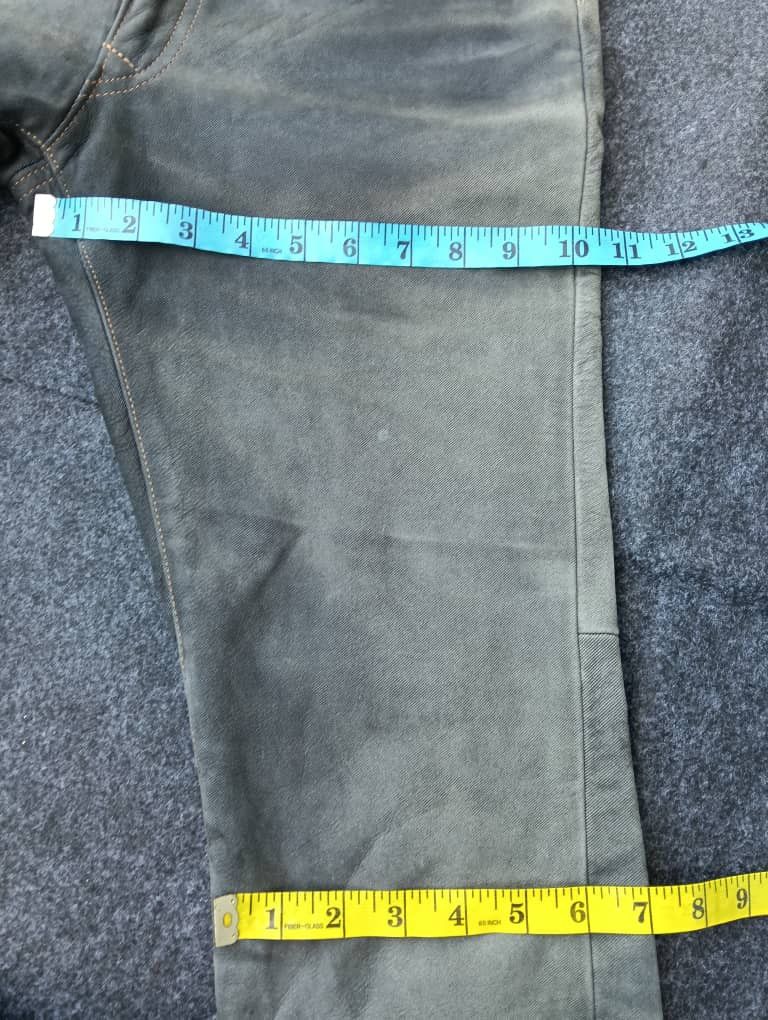 Japanese Brand KUSHITANI EXPLORER Genuine Cow Hide Leather Motorcycle Jeans Size US 28 / EU 44 - 9 Thumbnail