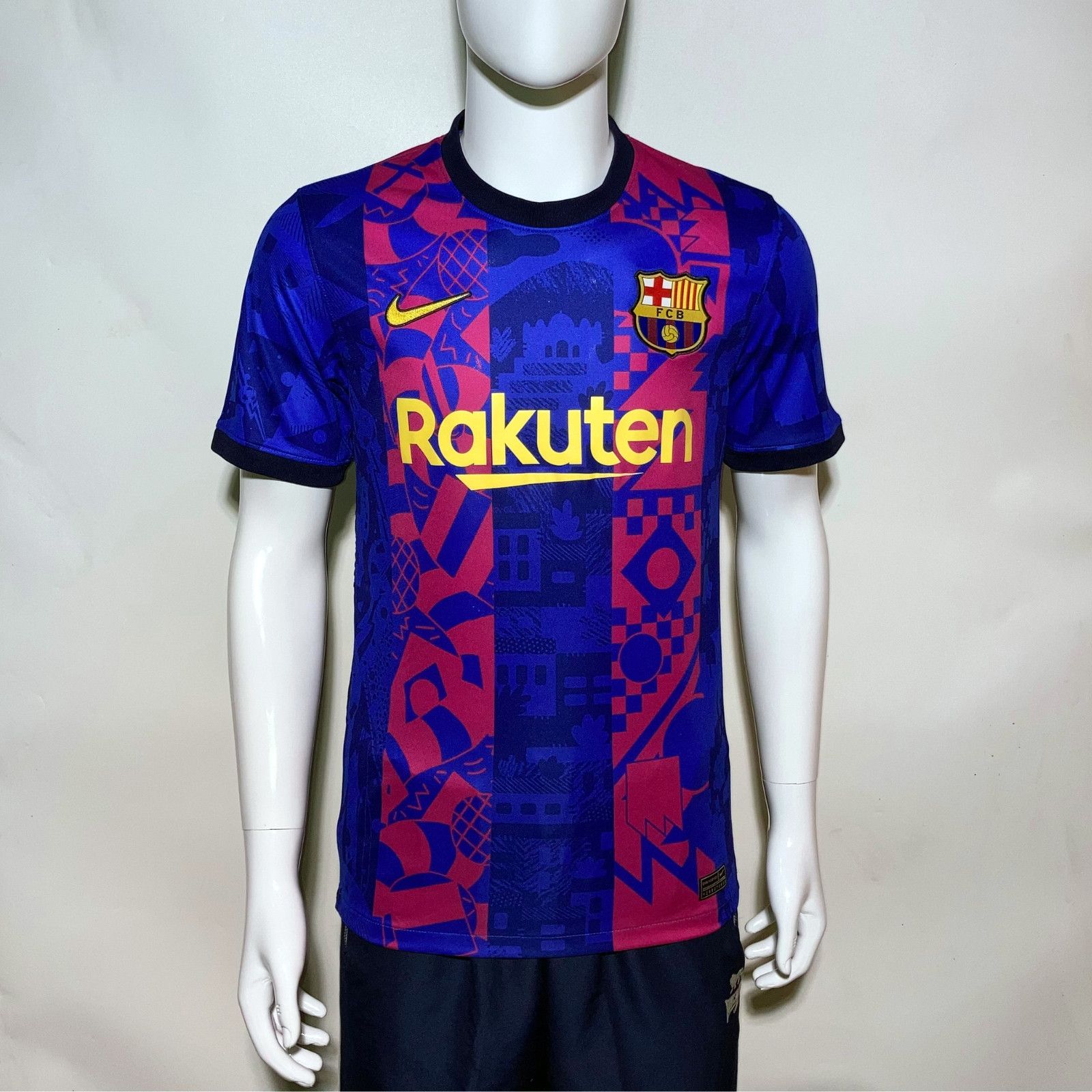 Nike 2021-22 Barcelona Third Nike DB5896-406 Size US S / EU 44-46 / 1 - 1 Thumbnail