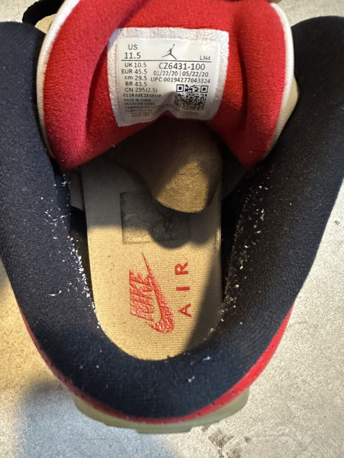 Nike jordan 3 denim Size US 11.5 / EU 44-45 - 5 Thumbnail