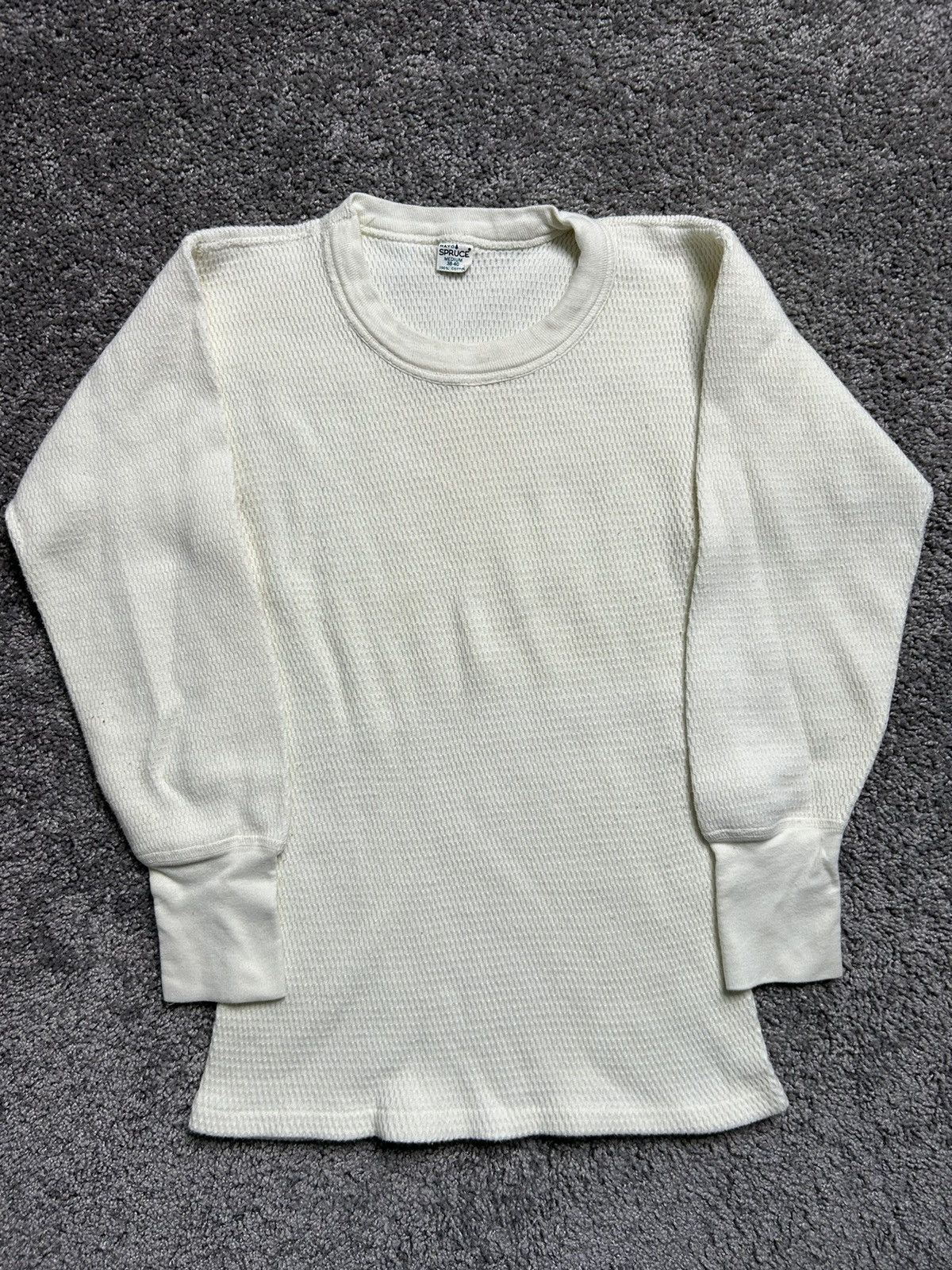 Spruce × Vintage Vintage 60s Mayo Spruce Waffle Thermal Long Sleeve Size US M / EU 48-50 / 2 - 1 Thumbnail