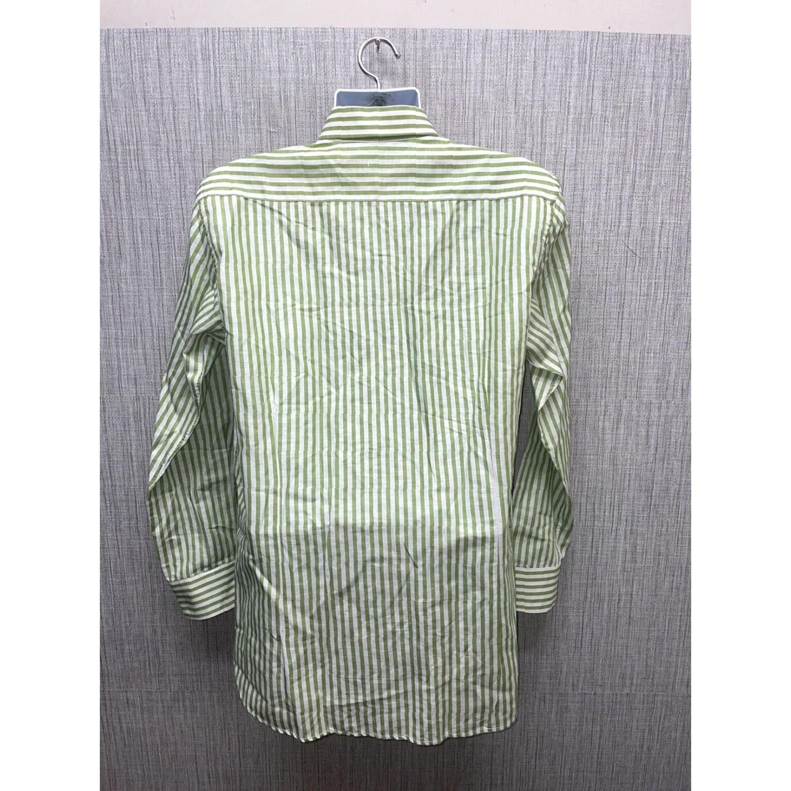 ARKK Copenhagen VINTAGE Copenhagen Button-Down Shirt Striped Green Mens L Size US L / EU 52-54 / 3 - 6 Thumbnail