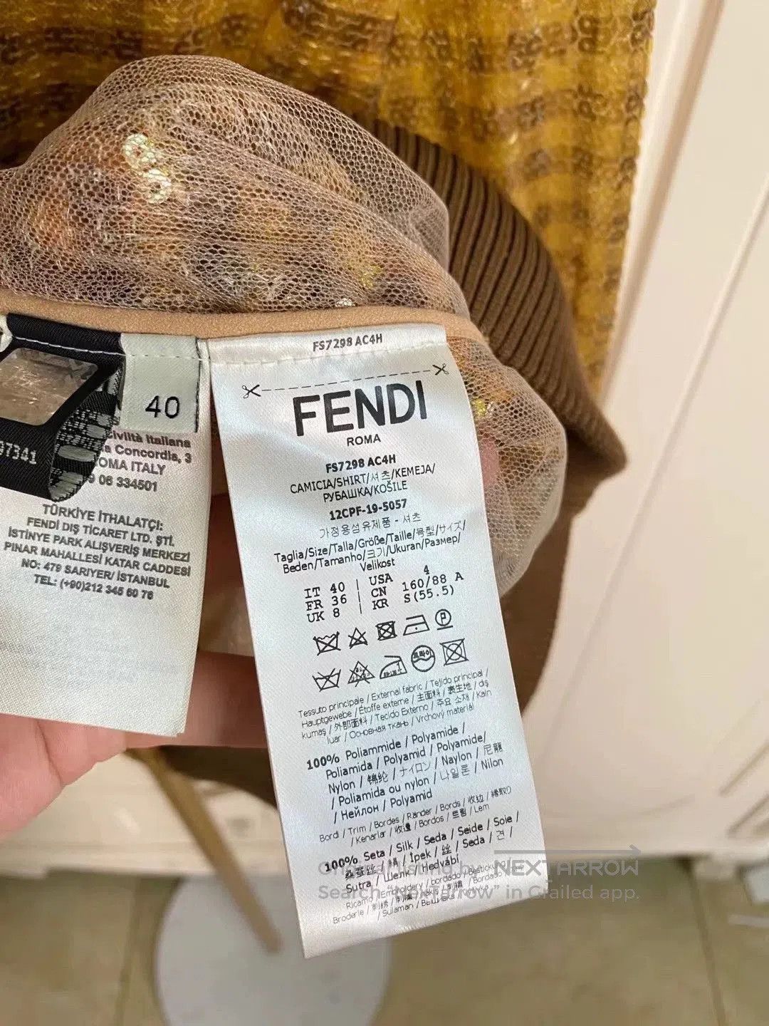 Fendi Fendi Sequin Embellished Sweatshirt. Size US L / EU 52-54 / 3 - 5 Thumbnail