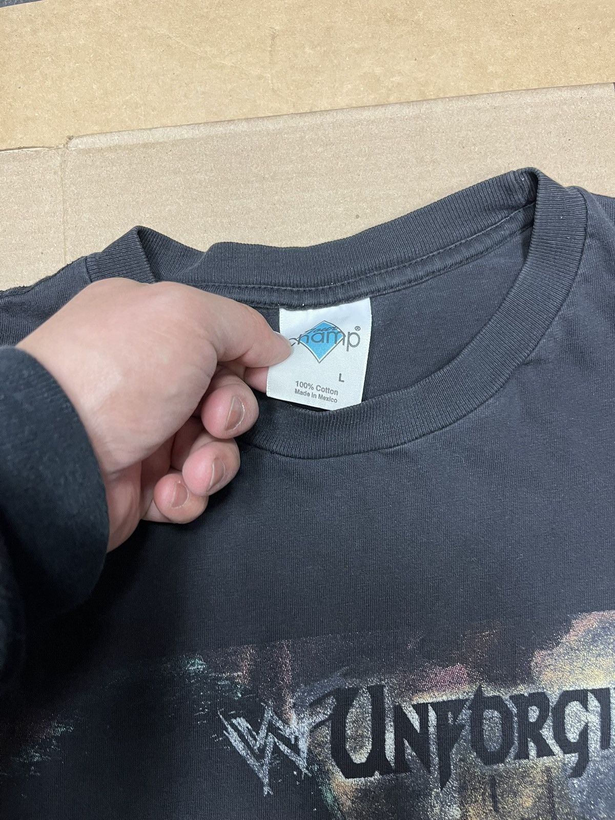 Vintage Vintage Undertaker “I Got Mine In Hell” Tee Sz L Size US L / EU 52-54 / 3 - 3 Thumbnail