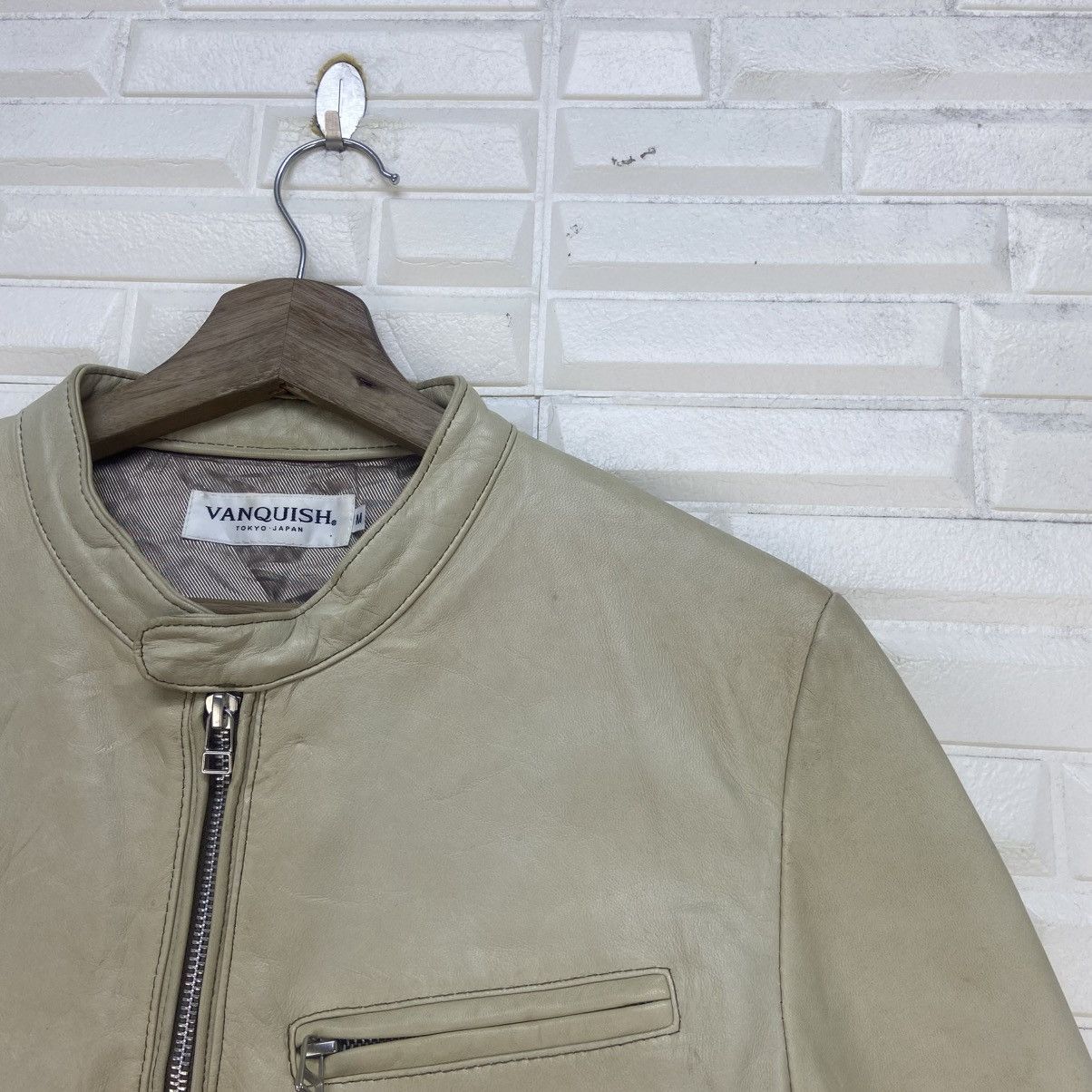 🔥Vanquish Sheepskin Biker Jacket
