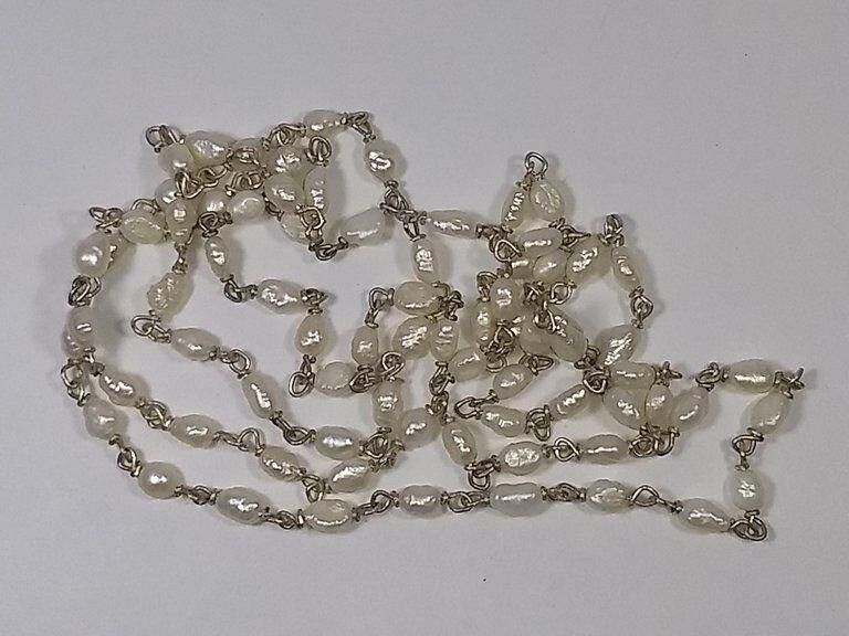 Handmade Mexican Handmade Sterling Freshwater Pearl Flapper Necklace Size ONE SIZE - 4 Thumbnail