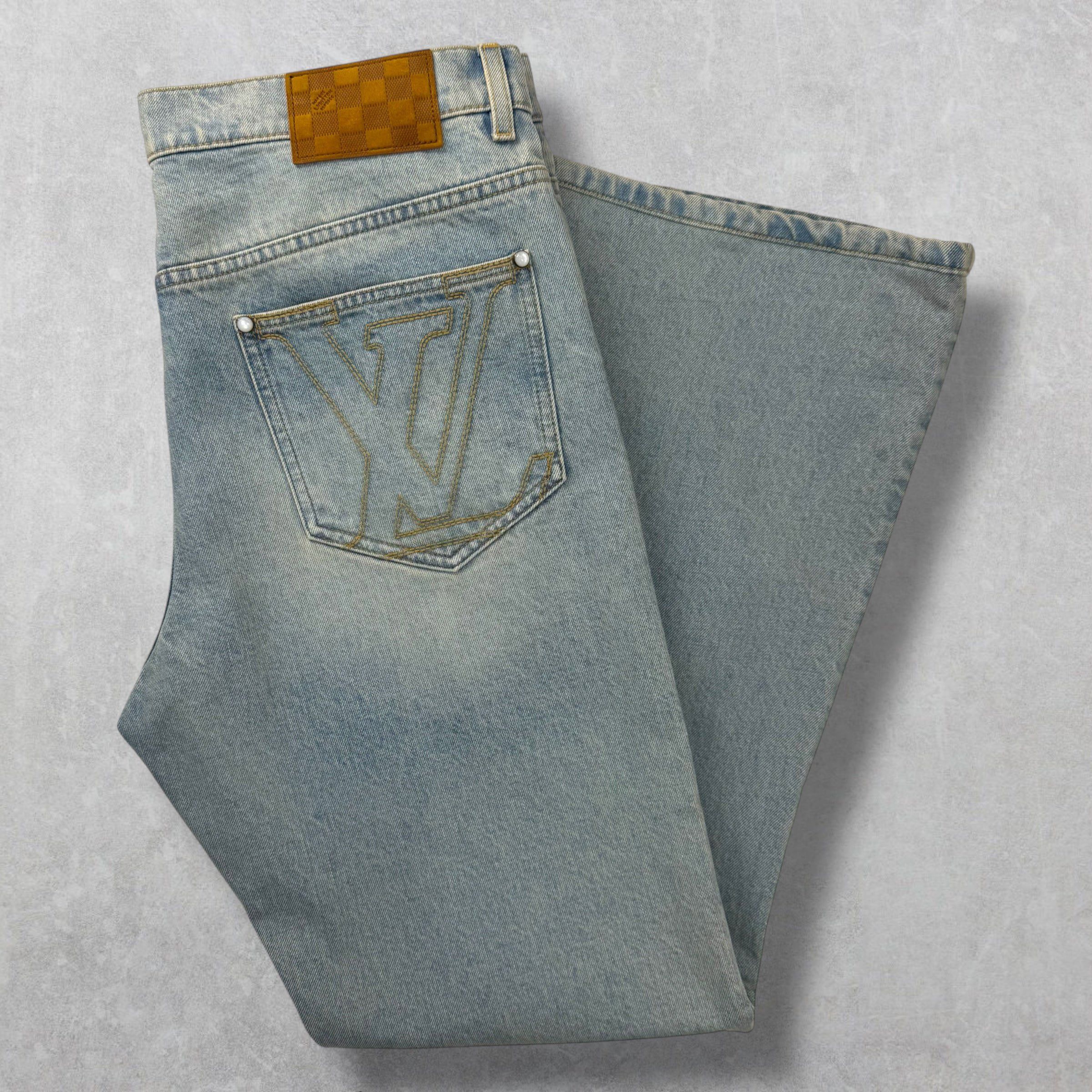 Louis Vuitton Louis Vuitton Flared Fit Denim Size 34 Size US 34 / EU 50 - 1 Thumbnail