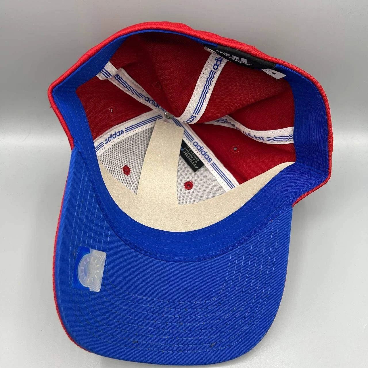 Adidas Kansas Jayhawks Hat Men S-M Embroidered Stretch Fitted Size ONE SIZE - 2 Thumbnail