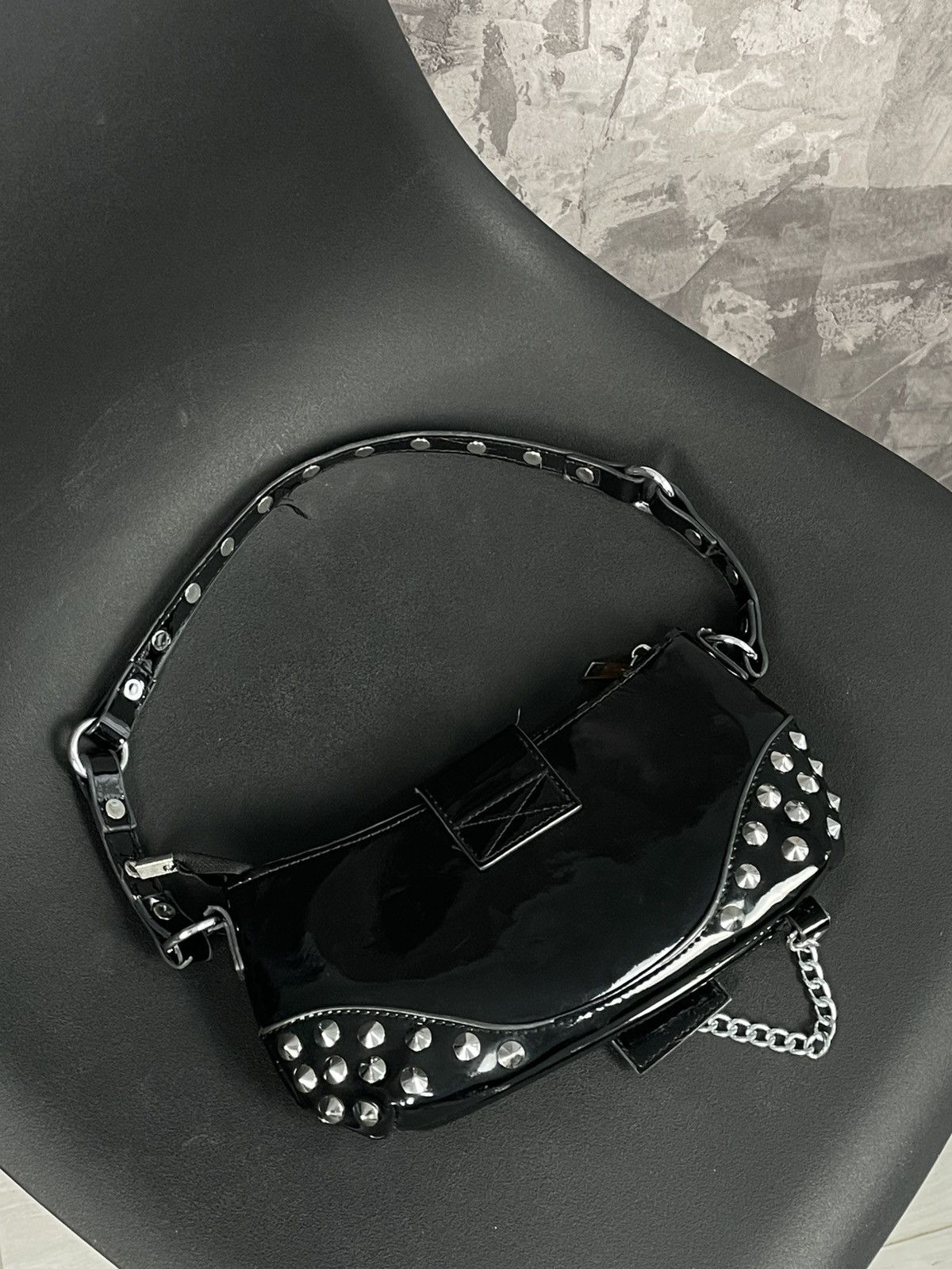 If Six Was Nine × Le Grande Bleu (L.G.B.) × Vintage Vintage Balenciaga Style Y2K glamour avant garde bag Size ONE SIZE - 5 Thumbnail