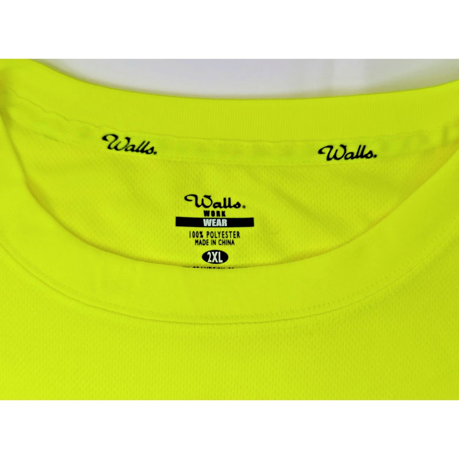 Walls Walls High Visibility ANSI Class 3 Long Sleeve Shirt Men 2XL Yellow NWT Size US XXL / EU 58 / 5 - 4 Thumbnail