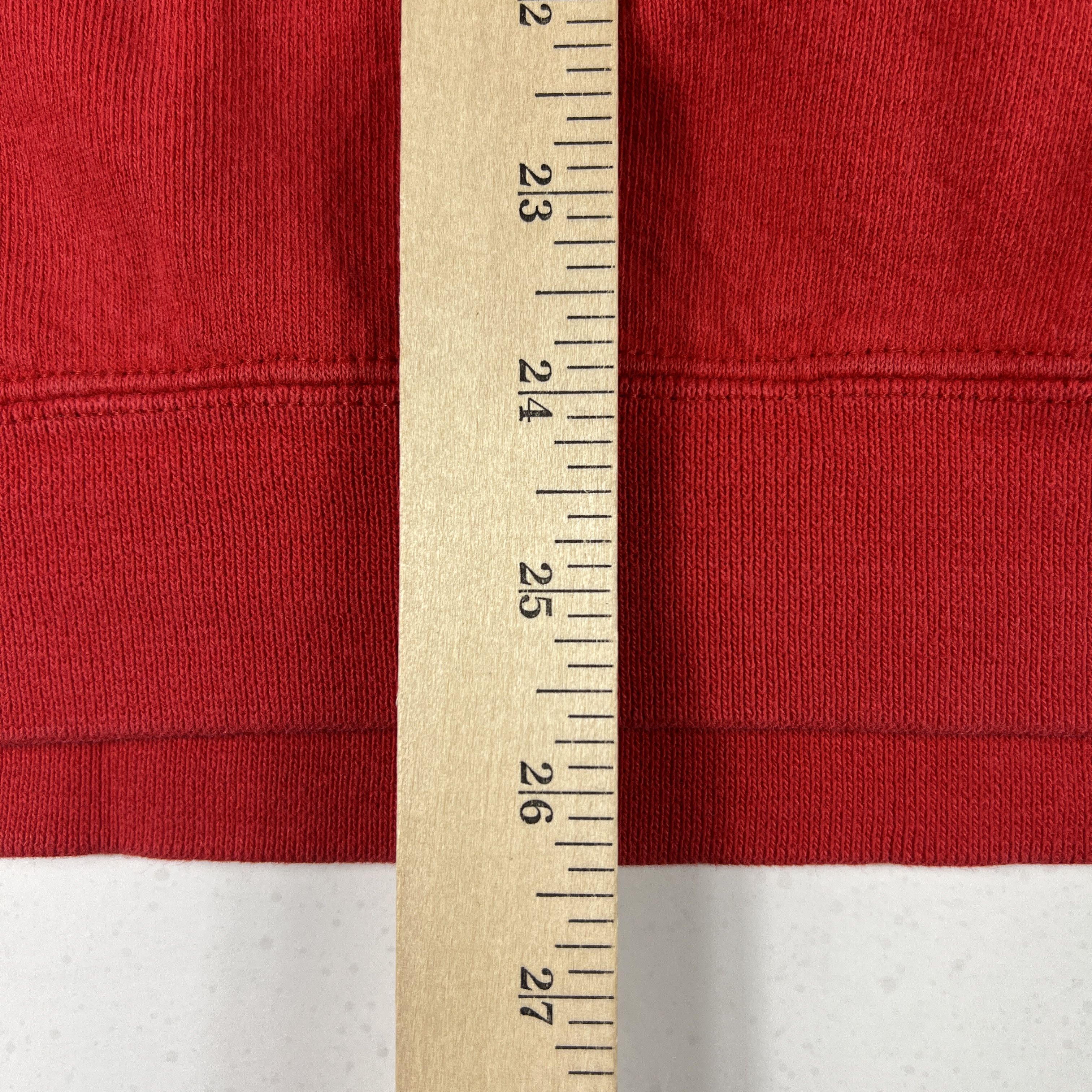 Fruit Of The Loom × NCAA × Vintage Y2K Ohio State Buckeyes Sweatshirt Red Thrashed Crewneck Size US XL / EU 56 / 4 - 15 Thumbnail