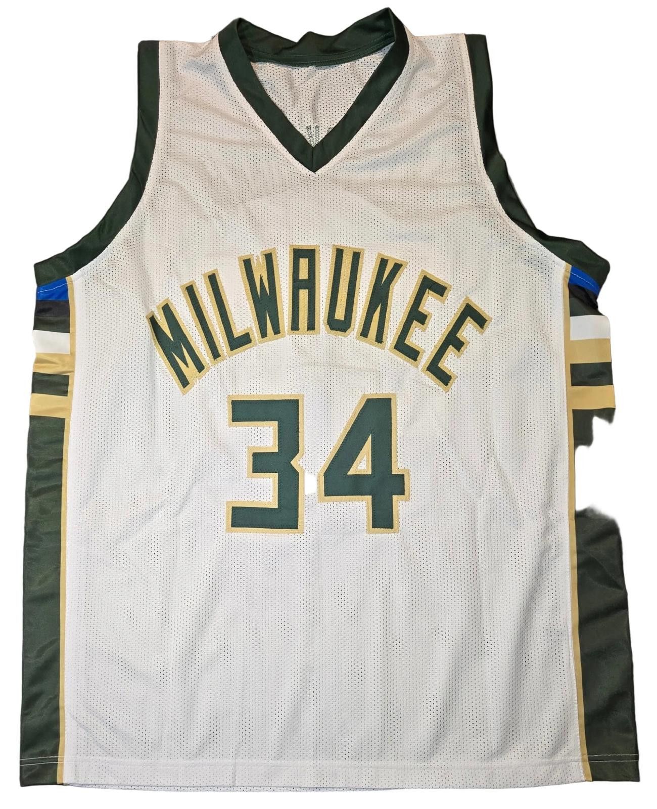 Other Giannis Antetokounmpo Milwaukee Bucks Jersey With COA Size ONE SIZE - 3 Thumbnail