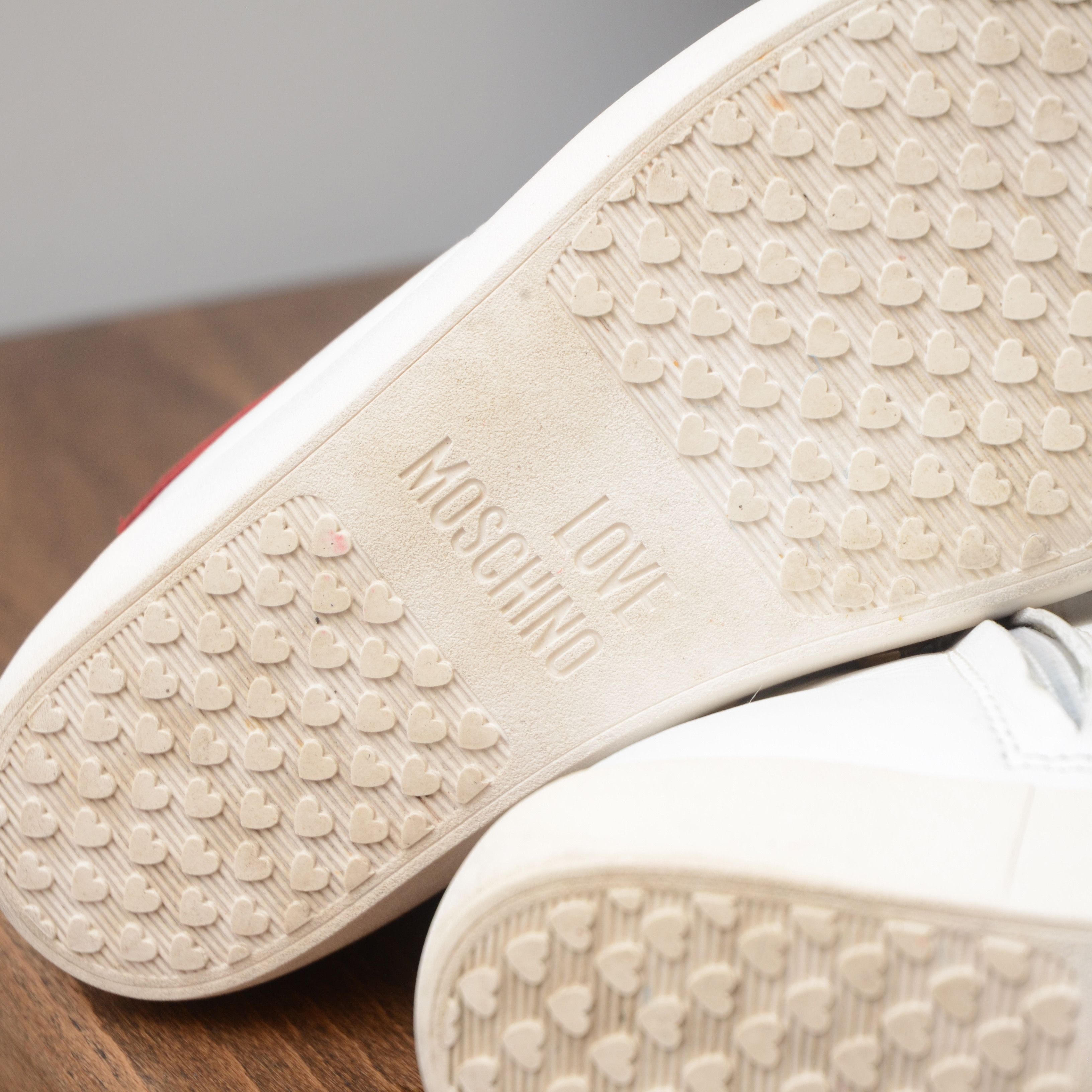 Love Moschino Love Moschino Women's White Mid Top Sneakers Size 35 EU Size US 4 / IT 34 - 12 Thumbnail