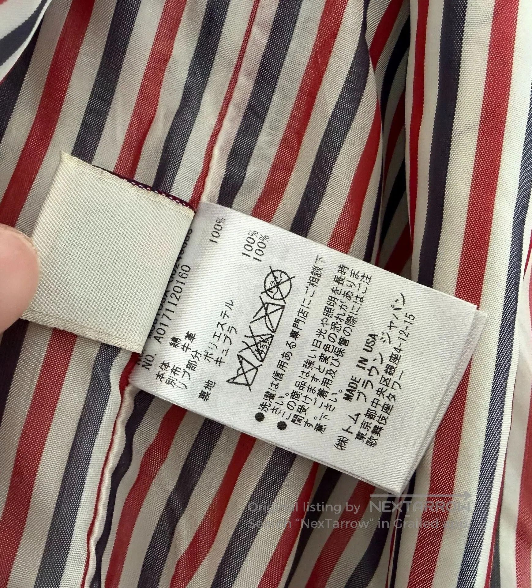 Thom Browne Thom Browne Leather Sleeved Varsity Jacket. Size XS / US 0-2 / IT 36-38 - 5 Thumbnail