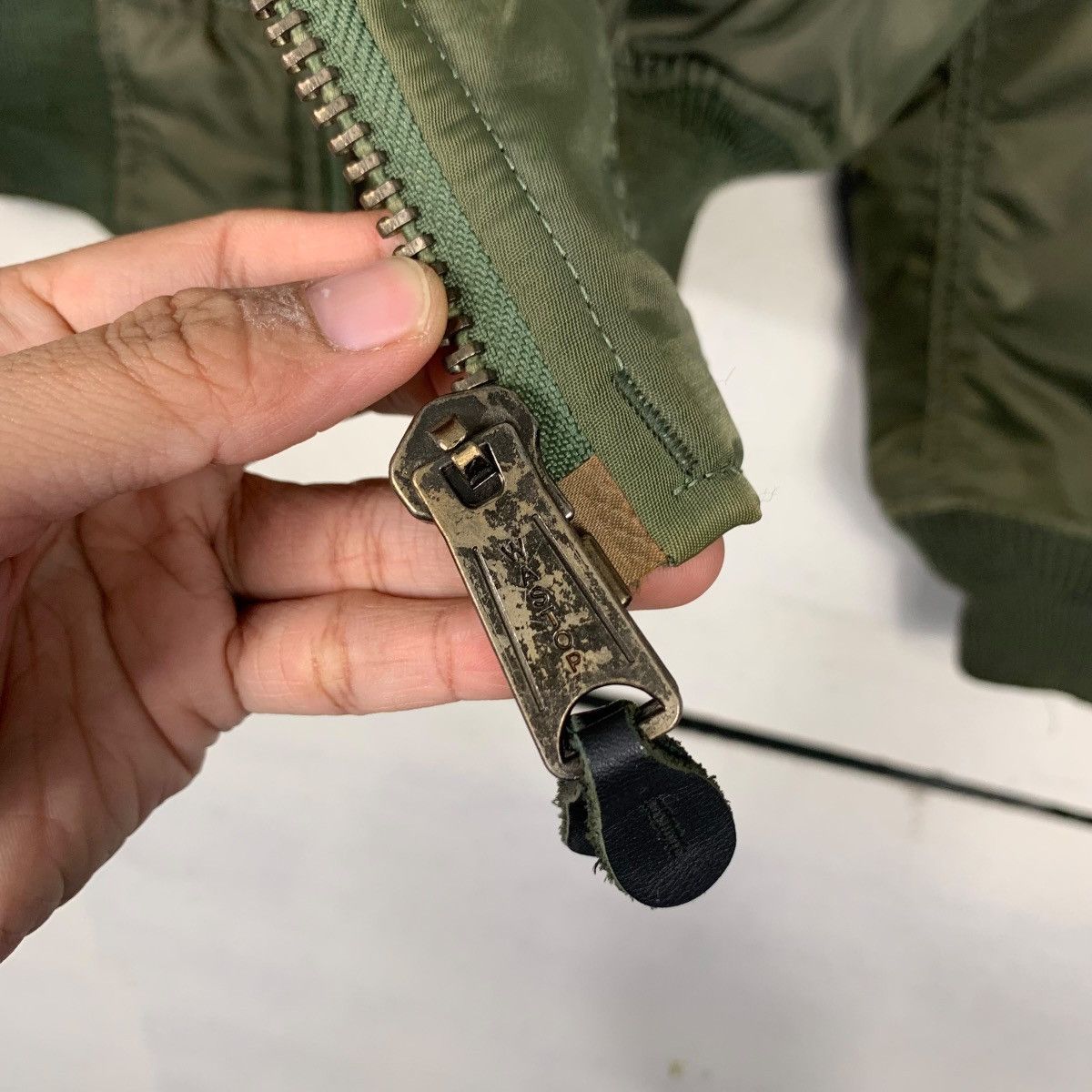 Vintage 90’s WESTOP INDUSTRIES Ma1 Flight Bomber Jacket #2346-C105 Size US M / EU 48-50 / 2 - 14 Thumbnail