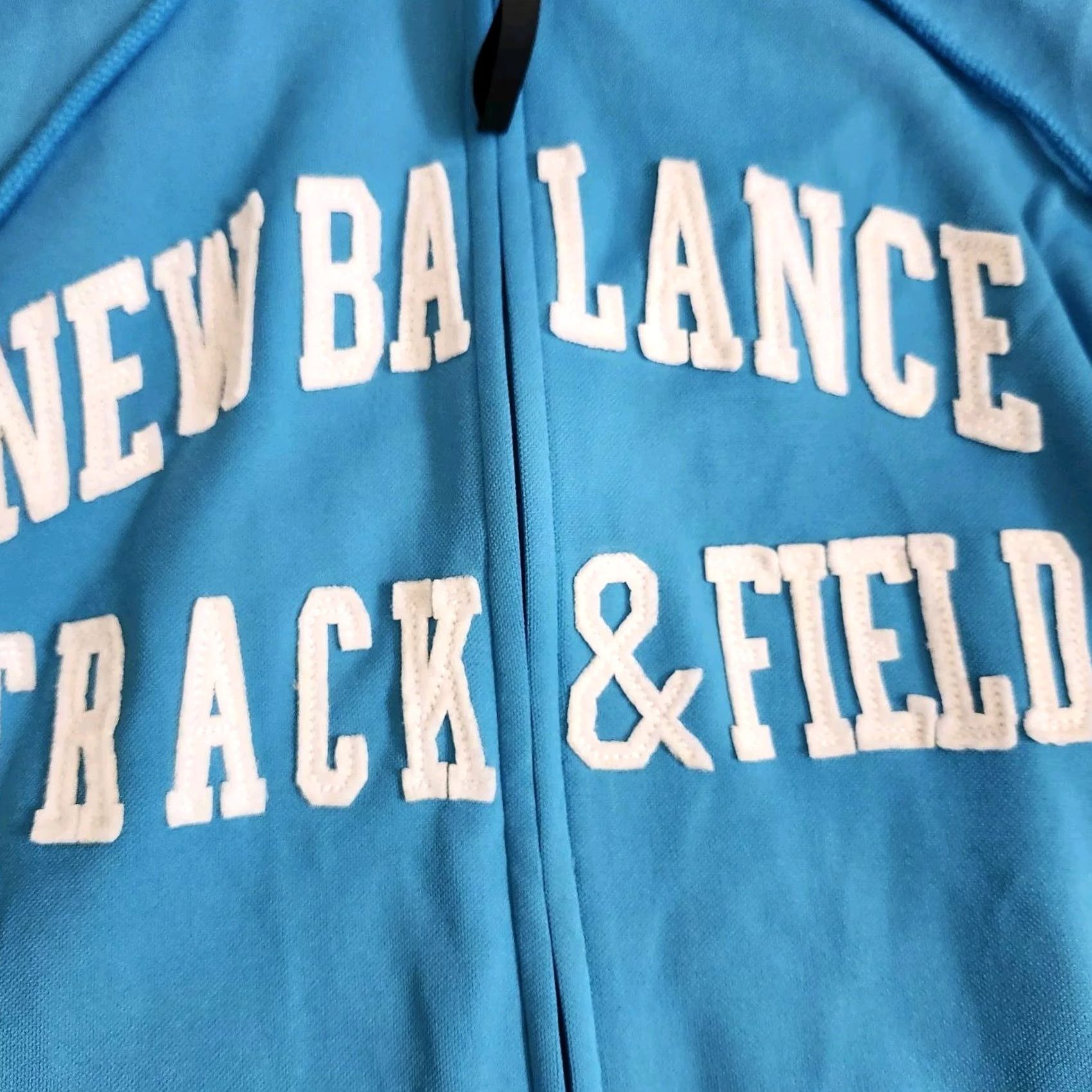 New Balance New Balance Heritage Turquoise Blue Hooded Track & Field Jacket S Women's Turquoise Activewear Long Sleeve Pullover Jogger Run Size S / US 4 / IT 40 - 6 Thumbnail