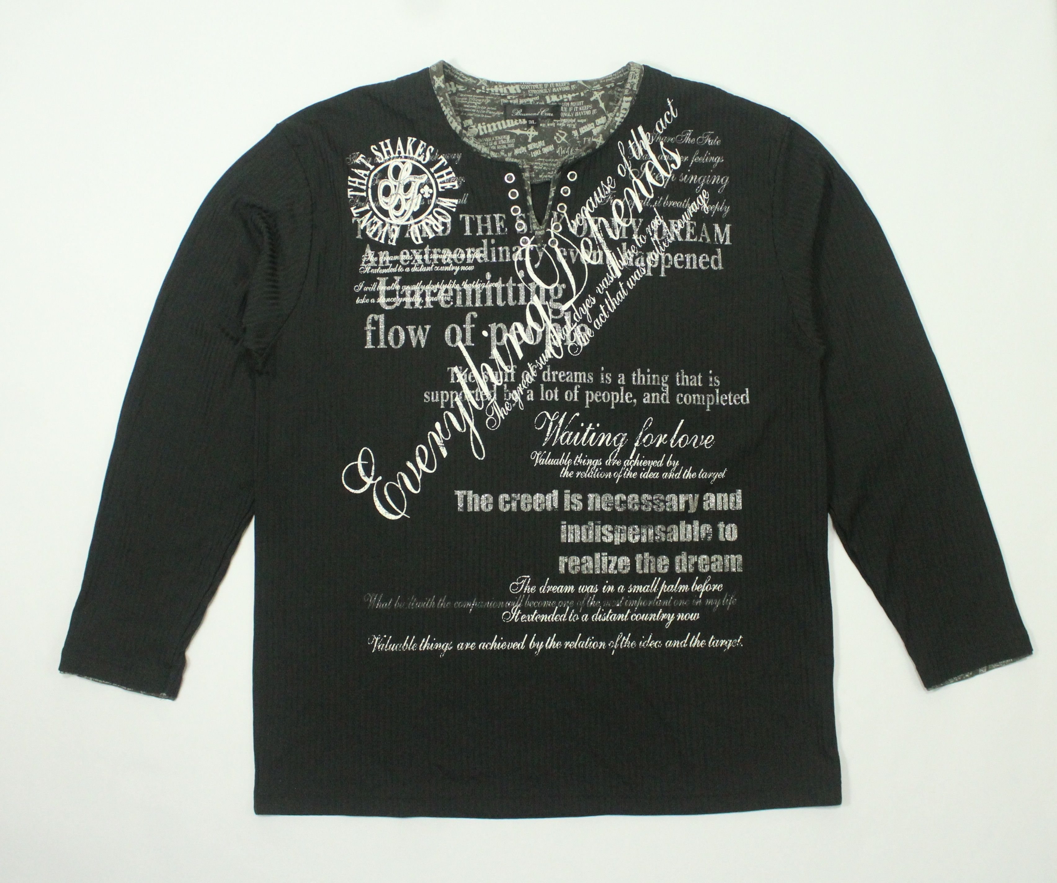 Japanese Brand BEAUMONT CARR Shirt Poem Punk Grunge Gothic Emo Hysteric Size US L / EU 52-54 / 3 - 7 Thumbnail