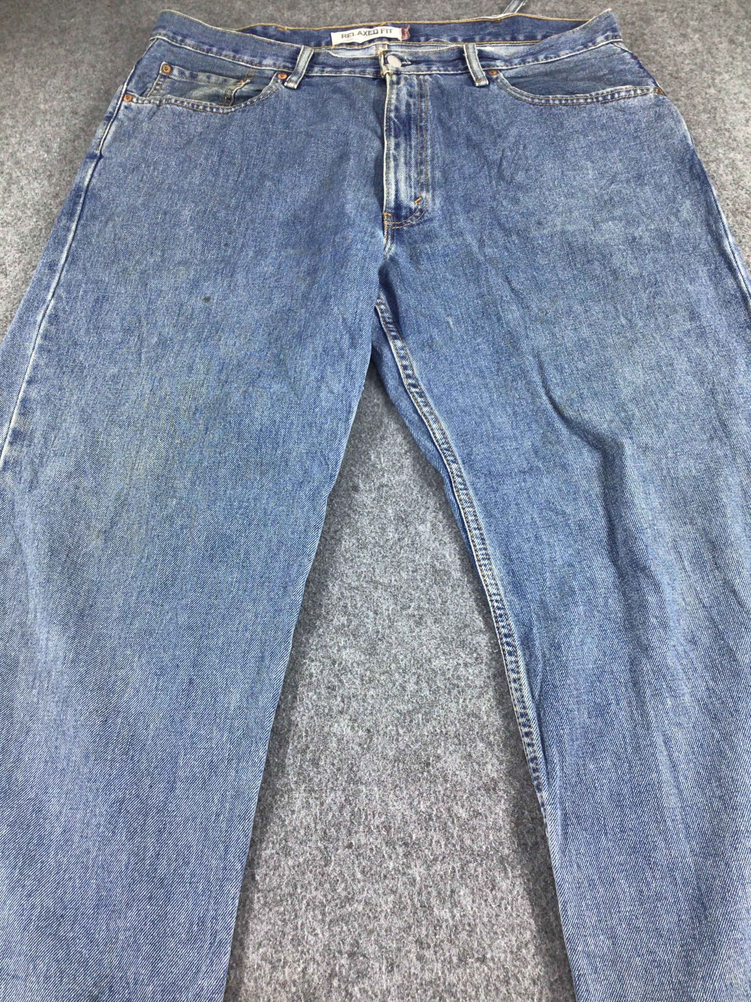 Levi's Vintage Levis 550 Jeans Medium Wash Denim -J452 Size US 39 - 3 Thumbnail