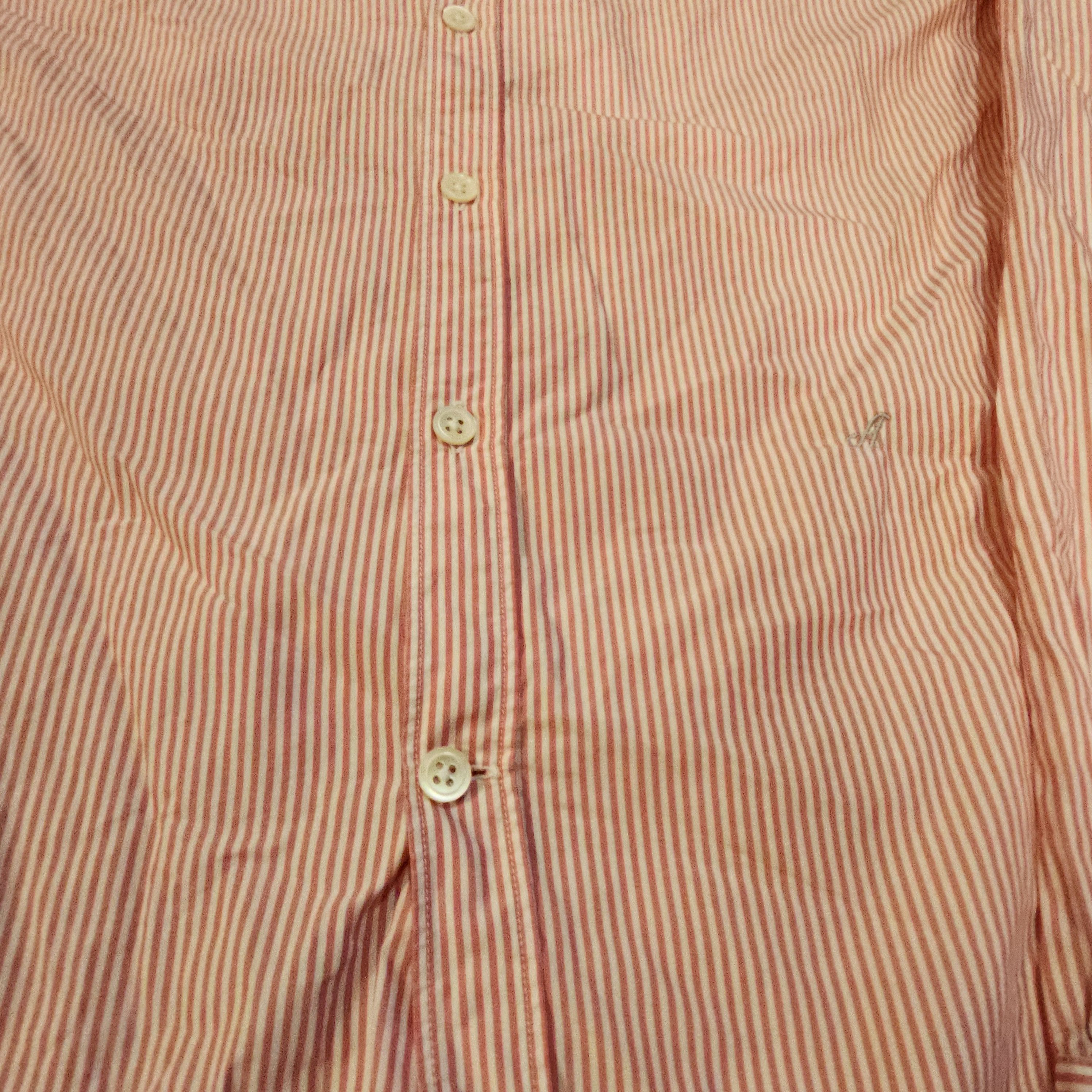 Acne Studios Rare Slim Stripe 2 AW11 Acne Pink Shirt Size US L / EU 52-54 / 3 - 2 Thumbnail