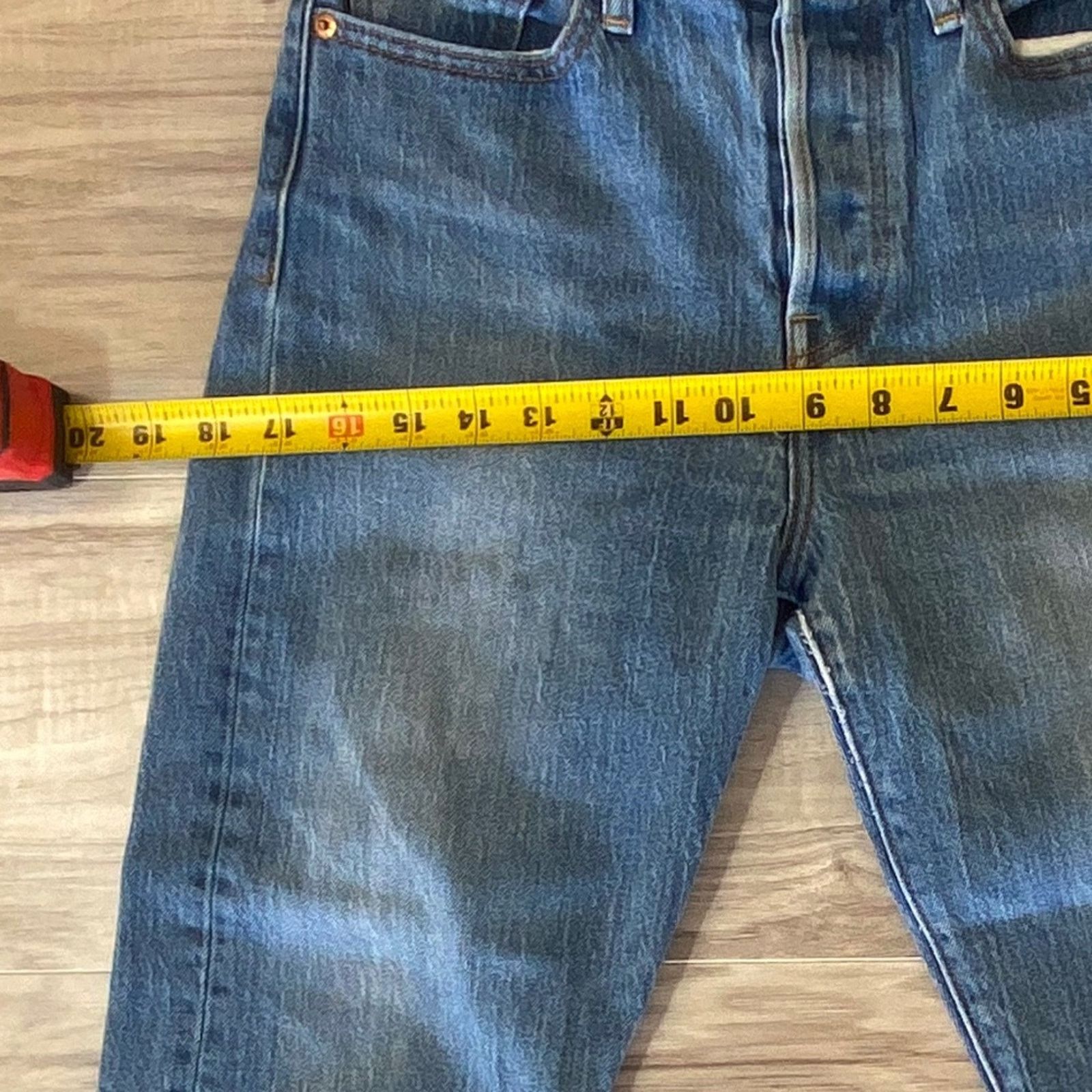 Levi's Levi's White Oak Cone Denim High-Rise Button Fly - 28 Size 28" / US 6 / IT 42 - 10 Thumbnail