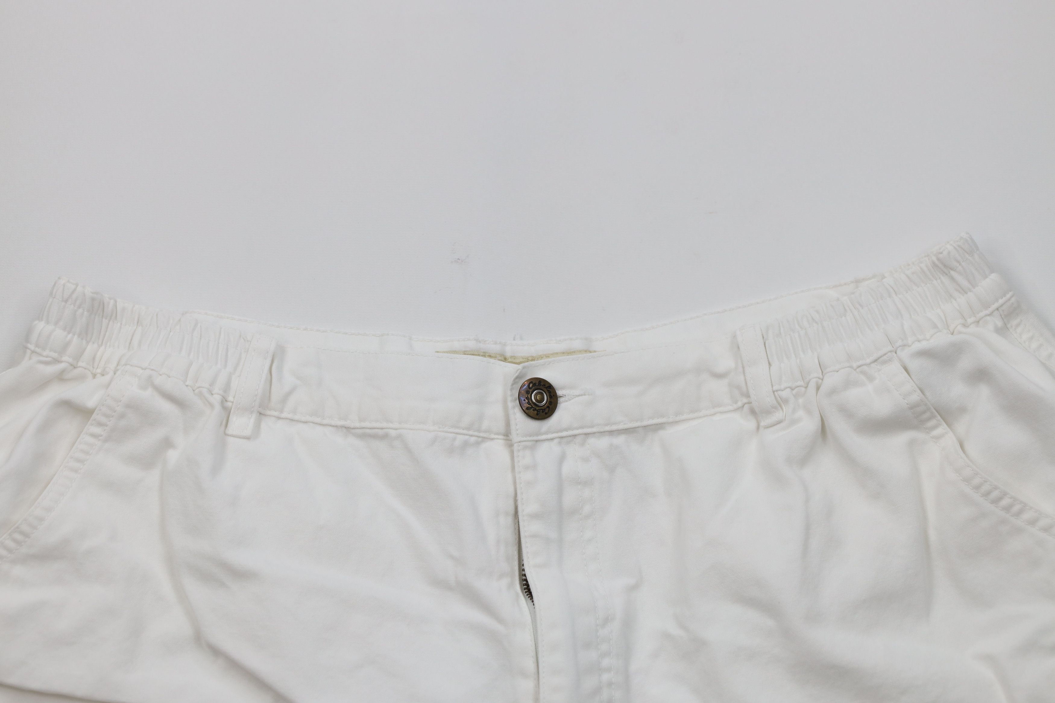 Cabelas × Vintage Vintage Cabelas Outdoor Hiking Trail Shorts White Cotton Size US 36 / EU 52 - 2 Thumbnail