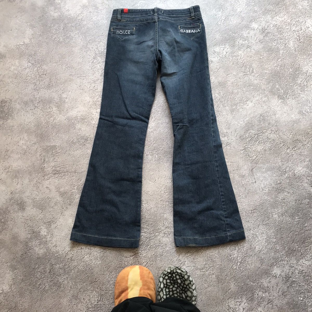 Vintage Vintage 90s Dolce Gabbana Wide Leg Baggy Jeans Streetwear 28 Size 28" / US 6 / IT 42 - 6 Thumbnail