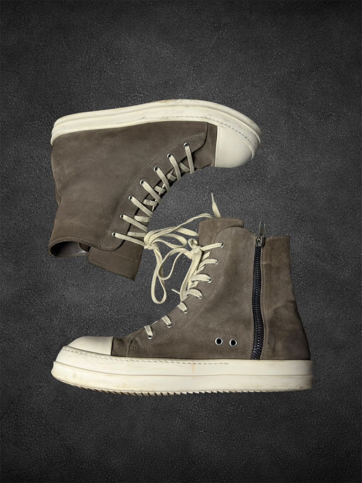 Rick Owens Rick Owens mainline suede Ramones Size US 11 / EU 44 - 12 Thumbnail